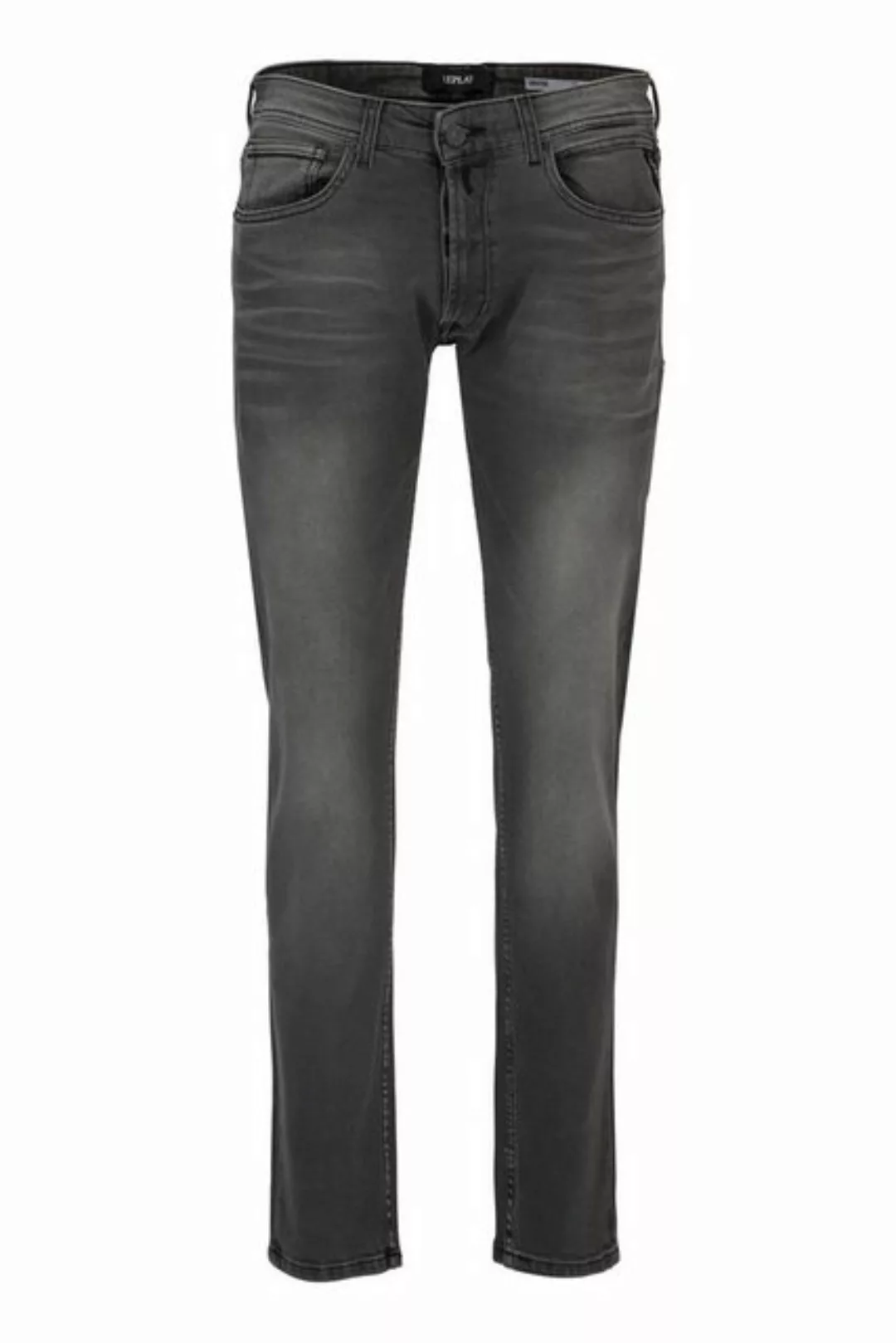 Replay Herren Jeans GROVER Straight Fit - Slim Leg - Grau - Medium Grey Den günstig online kaufen