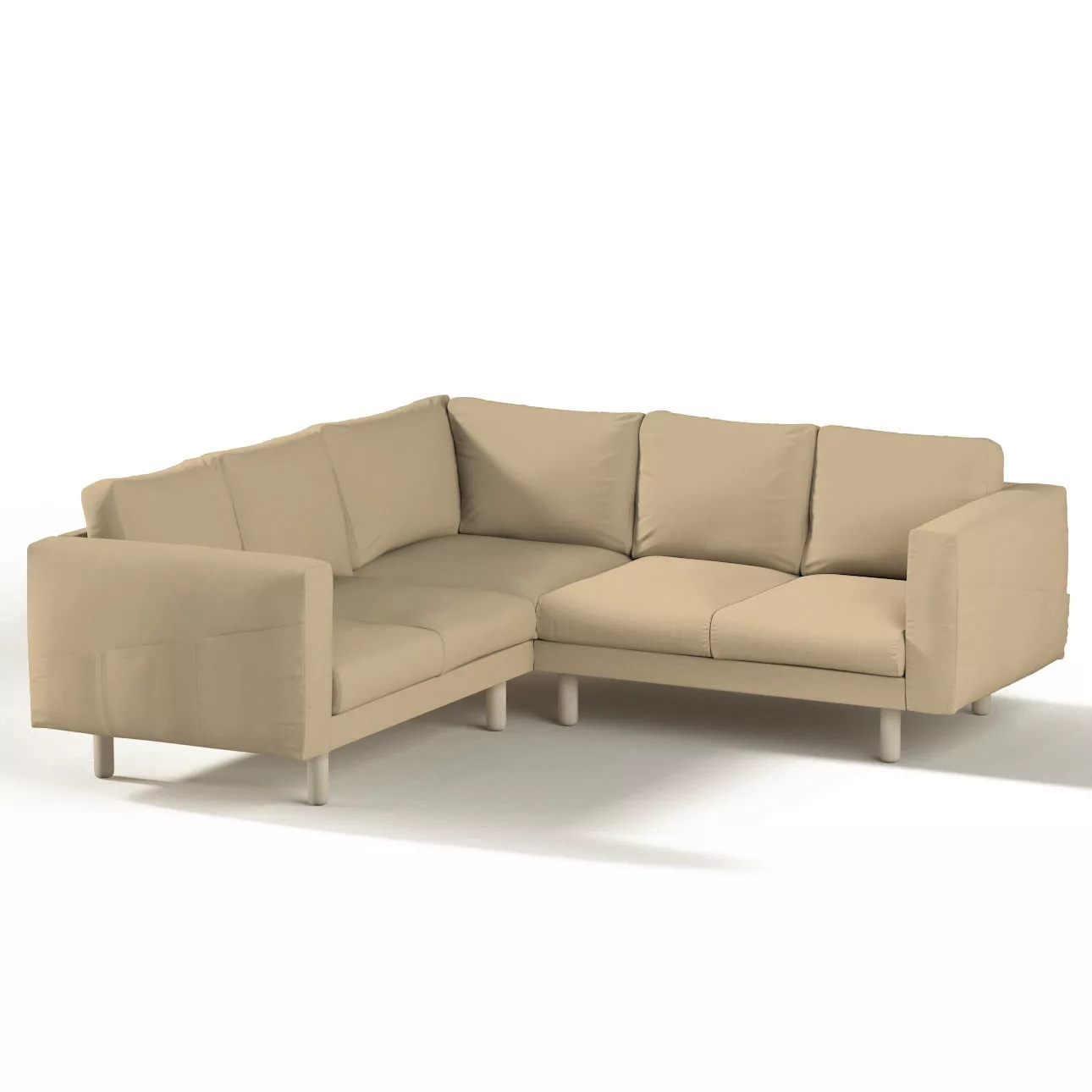 Bezug für Norsborg 4-Sitzer Ecksofa, caffe latte, Norsborg 4-Sitzer Ecksofa günstig online kaufen