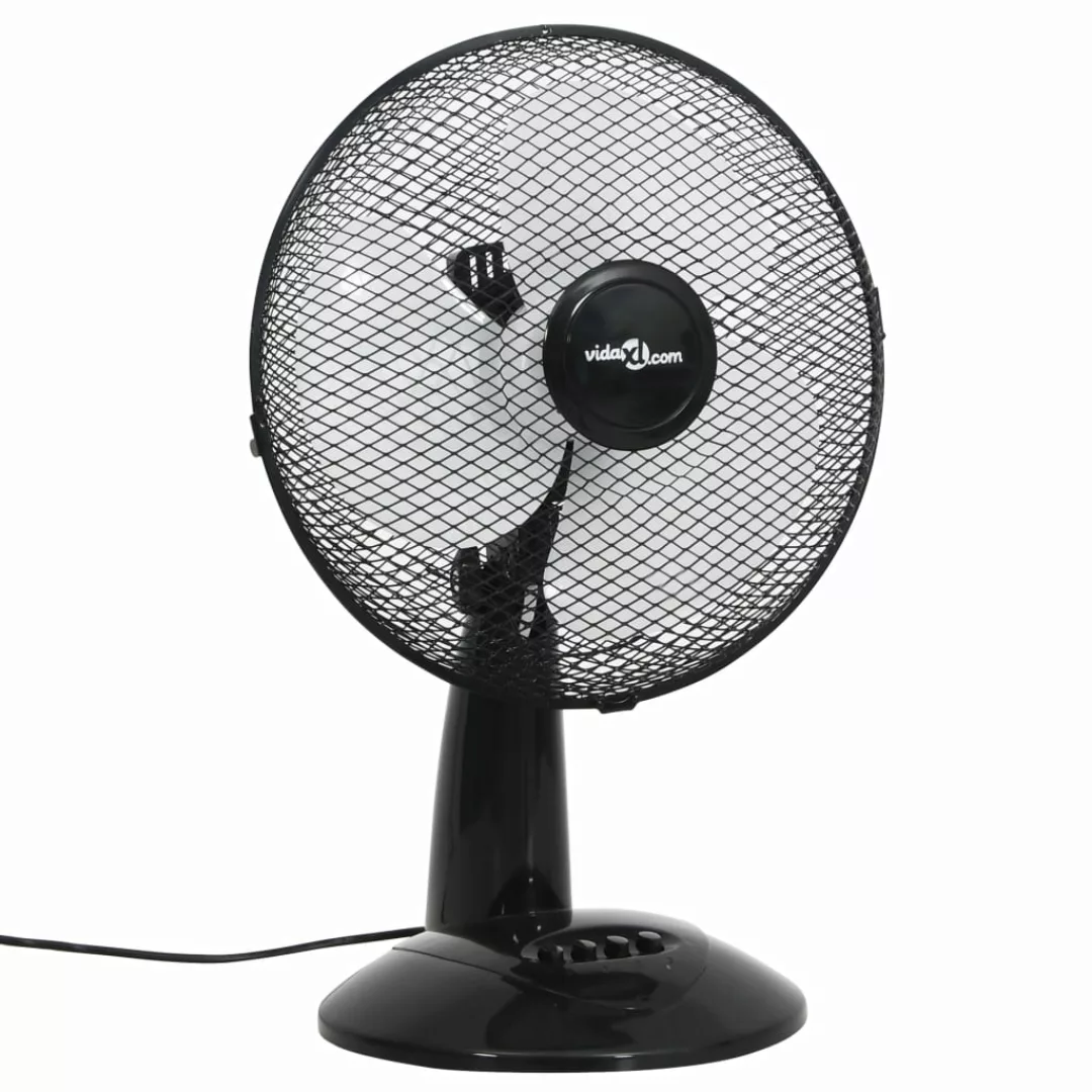 Tischventilator 3 Geschwindigkeiten 30 Cm 40 W Schwarz günstig online kaufen