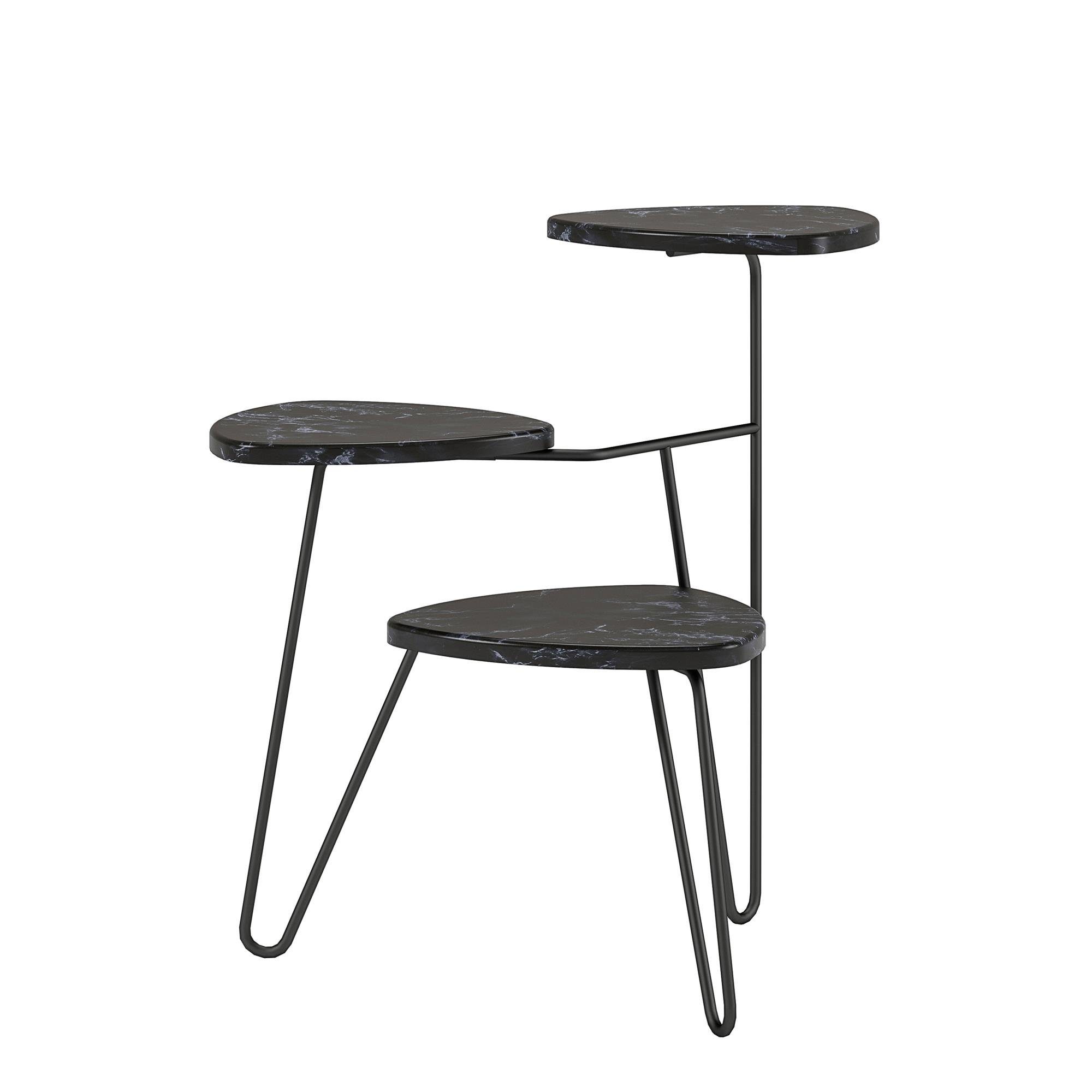 loft24 Pflanzentreppe Athena, Pflanzenregal in Marmoroptik, günstig online kaufen