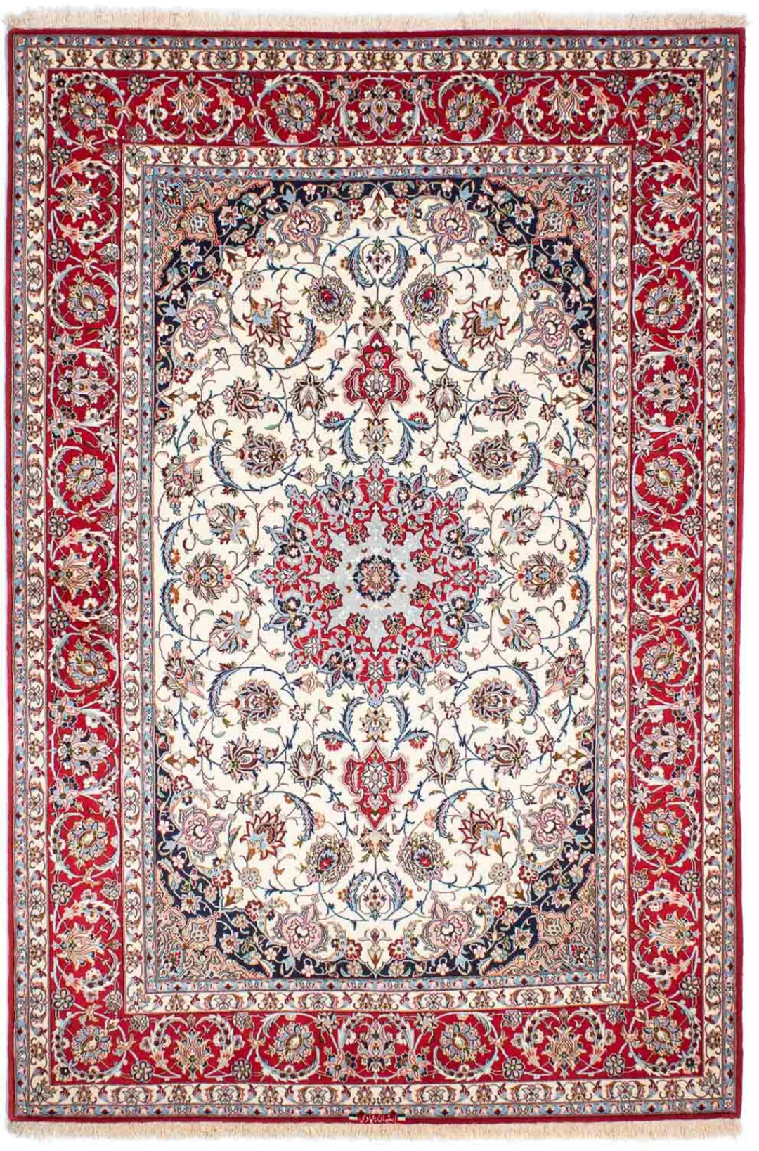 morgenland Orientteppich »Perser - Isfahan - Premium - 239 x 158 cm - beige günstig online kaufen