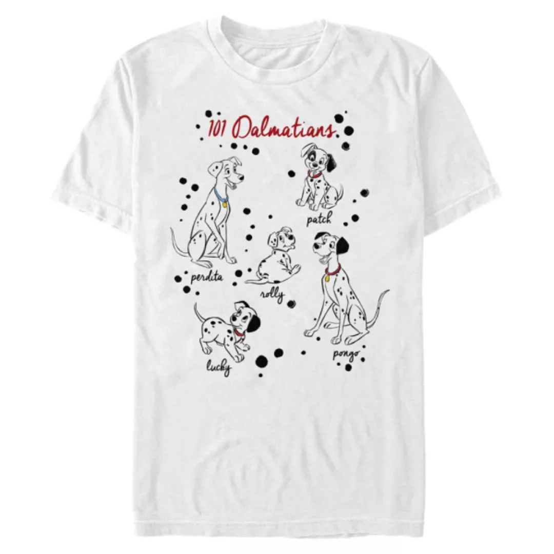 Disney Classics - 101 Dalmatiner - Gruppe Puppy Names - Männer T-Shirt günstig online kaufen