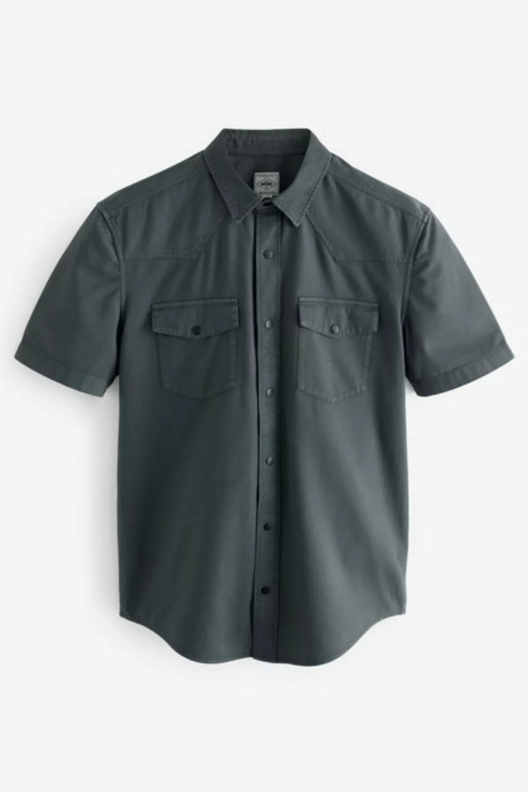 Next Kurzarmhemd Strukturiertes Kurzarmhemd mit zwei Taschen (1-tlg) günstig online kaufen