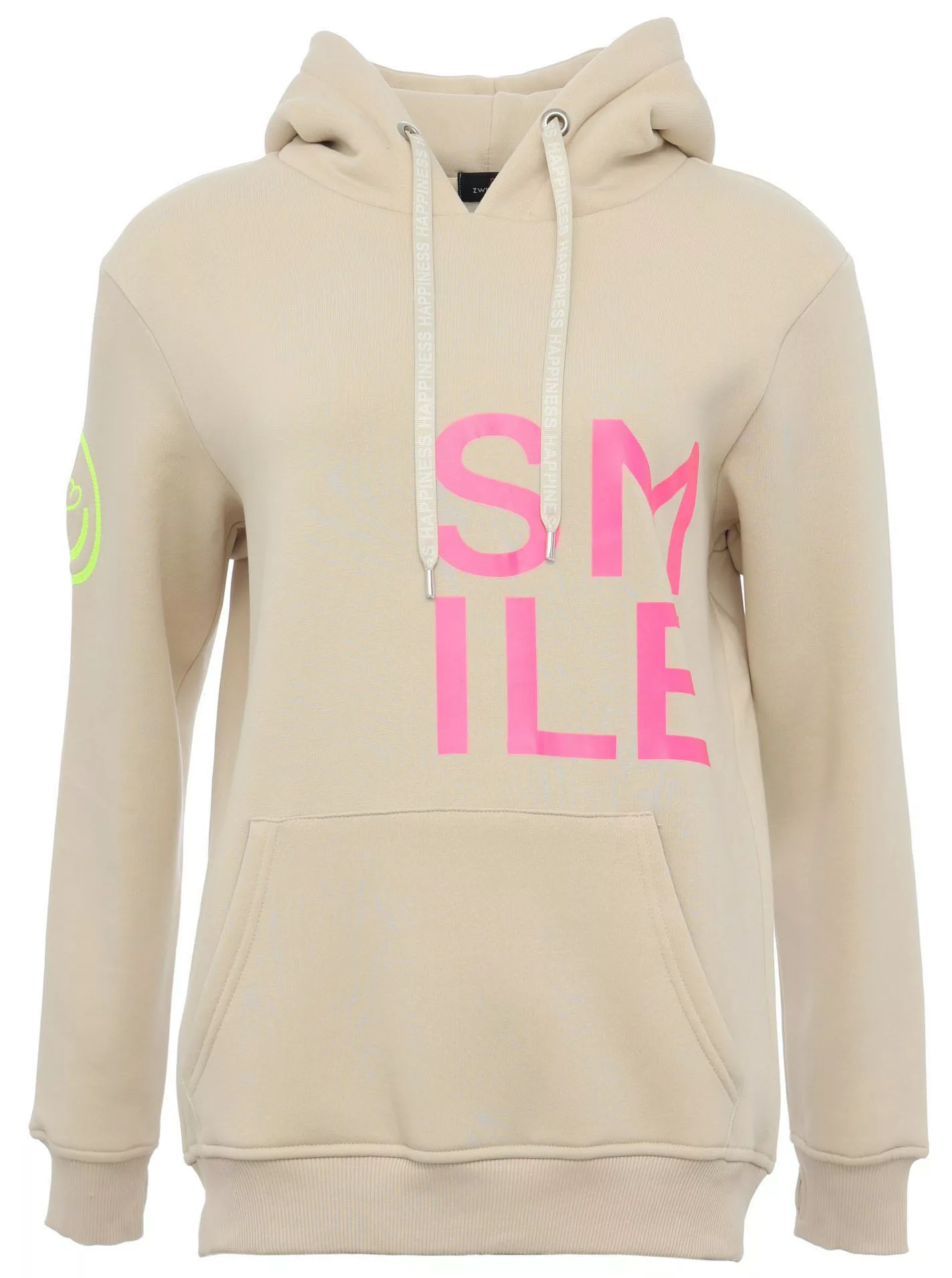 Zwillingsherz Hoodie ""Alissa"", mit SMILE Print günstig online kaufen