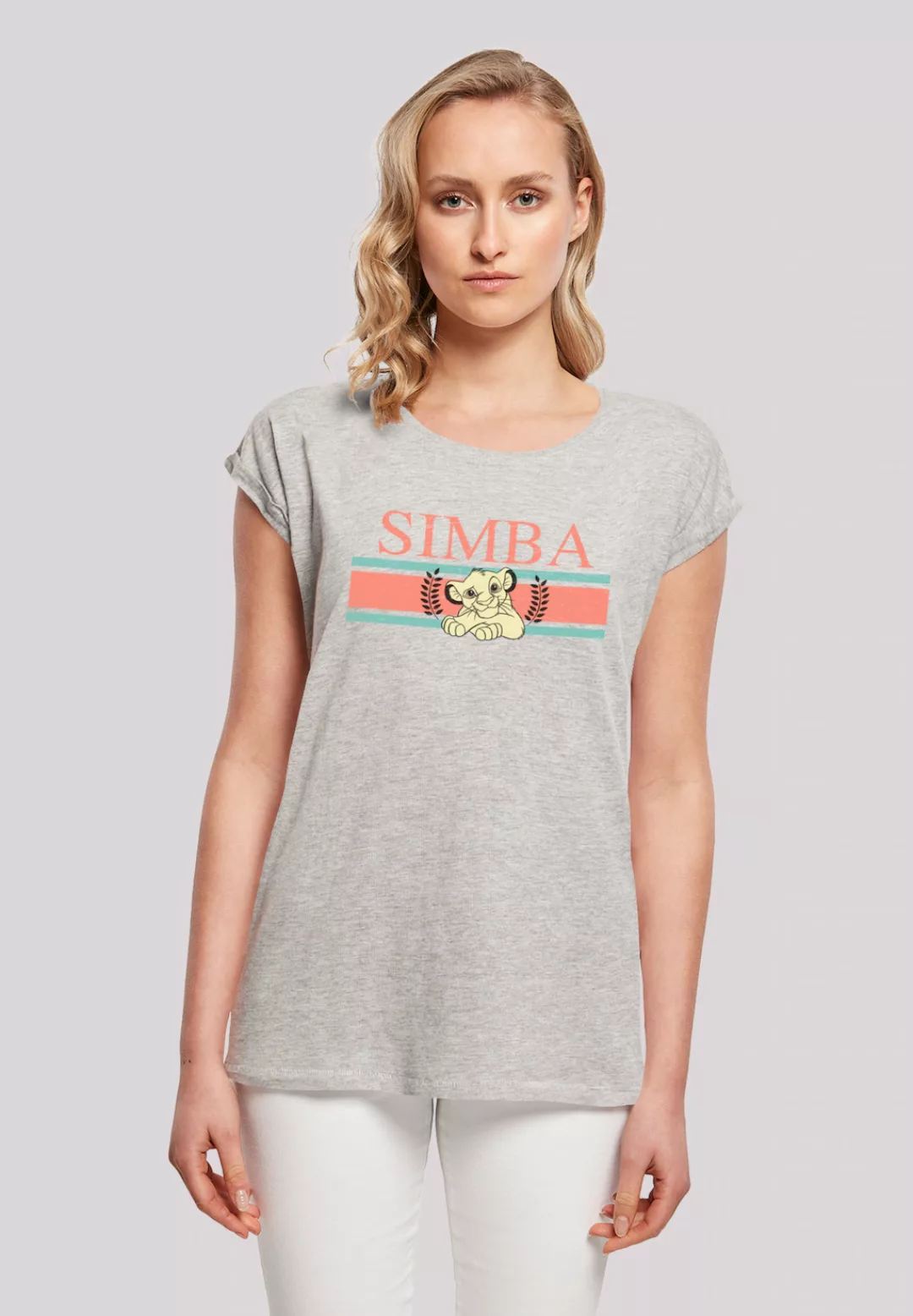 F4NT4STIC T-Shirt "Disney König der Löwen Simba Stripes", Print günstig online kaufen