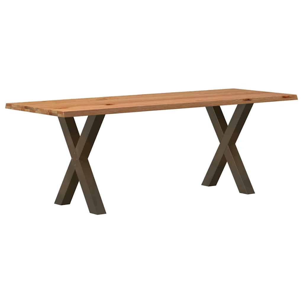 vidaXL Esstisch Esstisch mit Baumkanten 220x80x74 günstig online kaufen