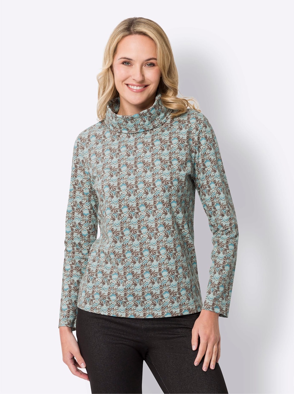 Classic Basics Rollkragenshirt "Stehkragen-Shirt", (1 tlg.) günstig online kaufen