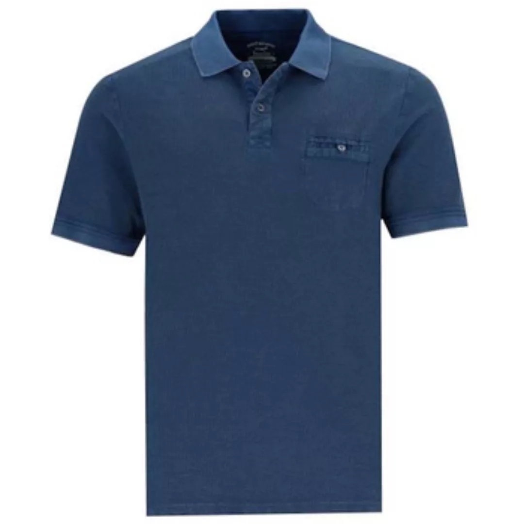 Hajo  T-Shirts & Poloshirts Poloshirt Garment Dye Kurzarmshirt mit Polokrag günstig online kaufen