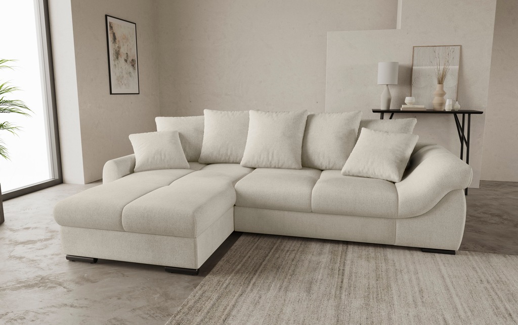 Mr. Couch Ecksofa "Livorno DuraFlex L-Form", inkl. Hochschläfer-Bettauszug, günstig online kaufen