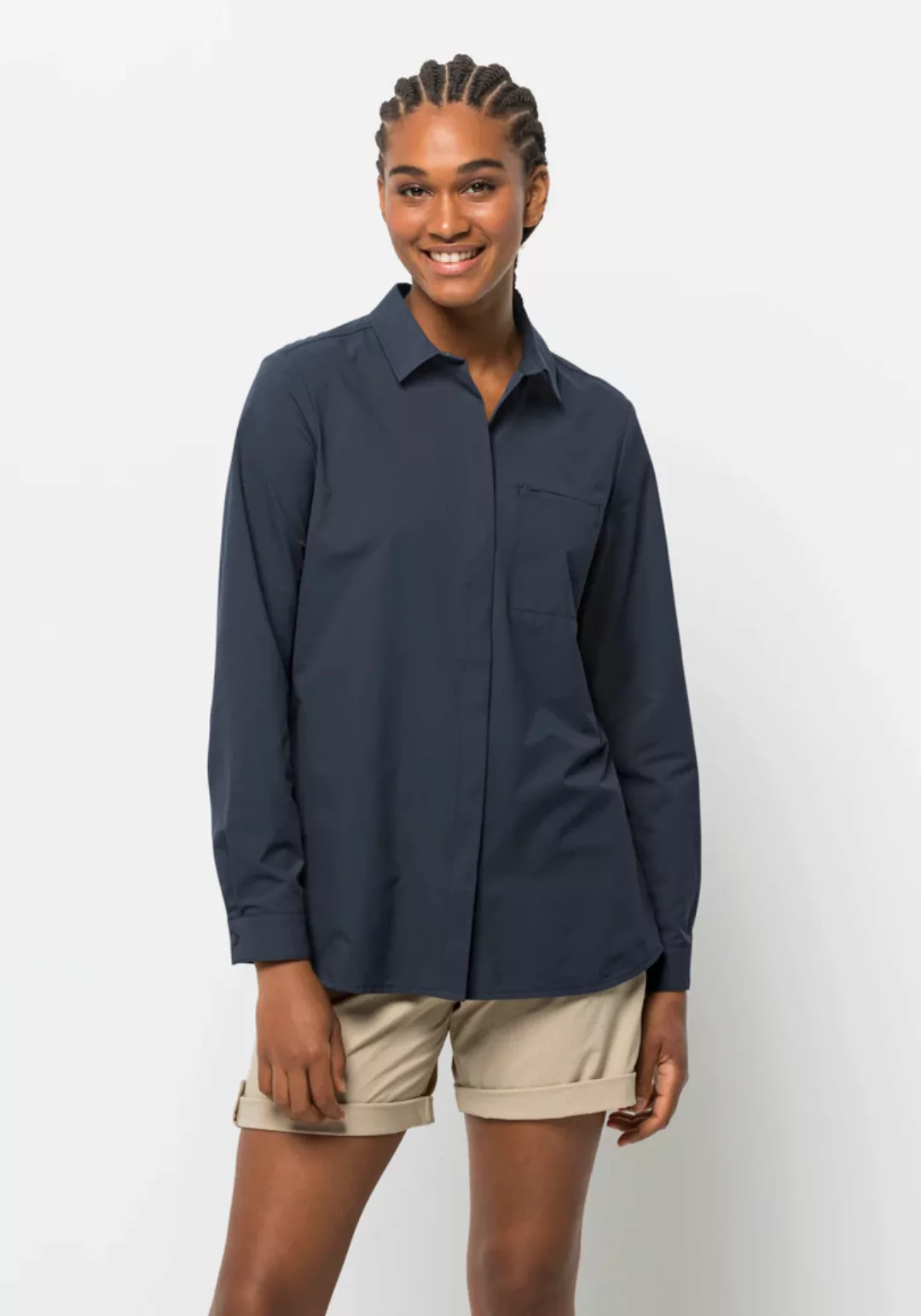 Jack Wolfskin Outdoorbluse "LIGHT WANDER LS SHIRT W" günstig online kaufen