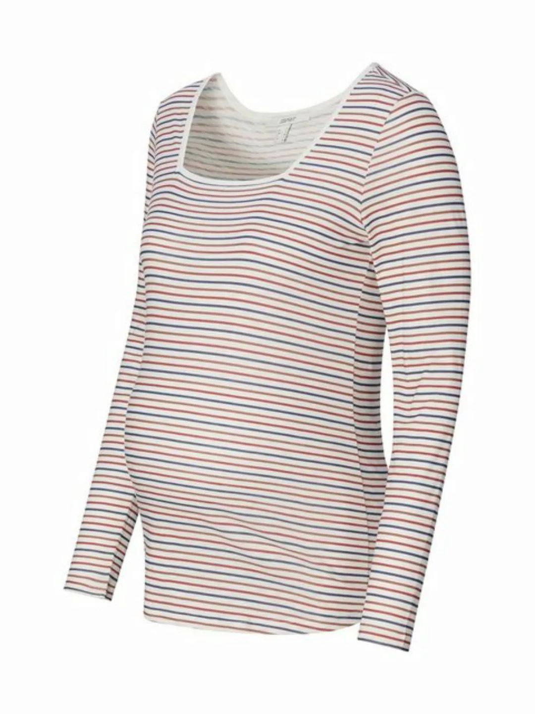 ESPRIT maternity Umstandsshirt Gestreiftes Umstandstop mit Karree-Ausschnit günstig online kaufen