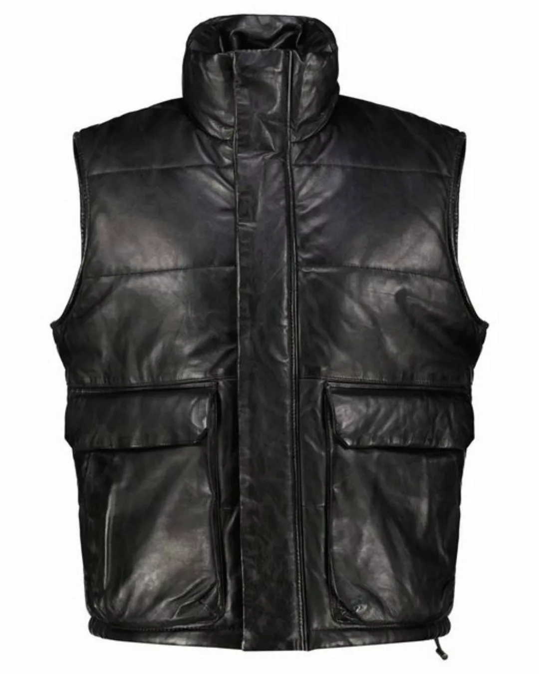 BE EDGY Lederjacke Herren Lederweste BEKINGSLEY günstig online kaufen