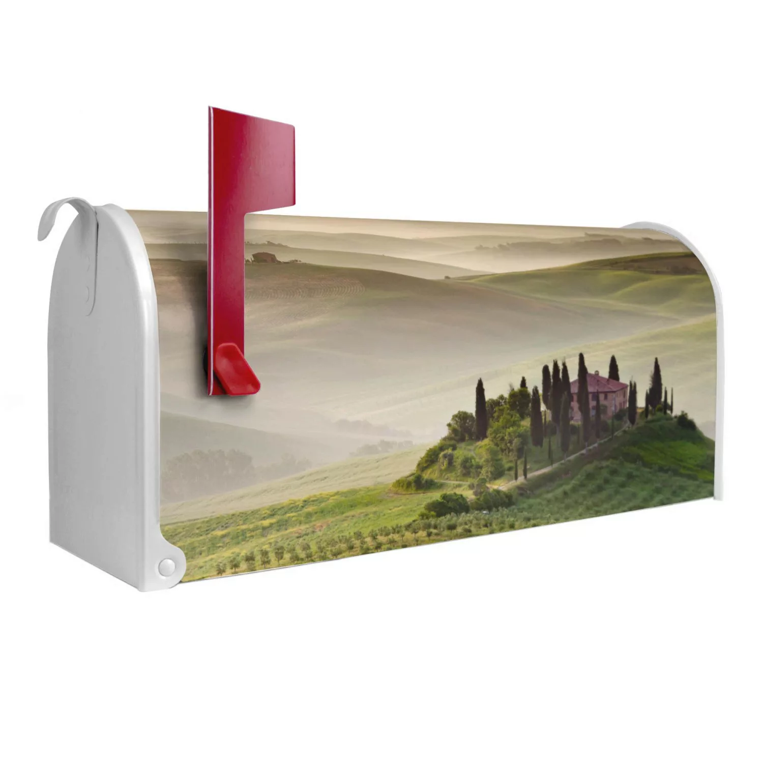 Banjado Amerikanischer Briefkasten Weiß 48x22x16cm US Mailbox Letterbox Pos günstig online kaufen