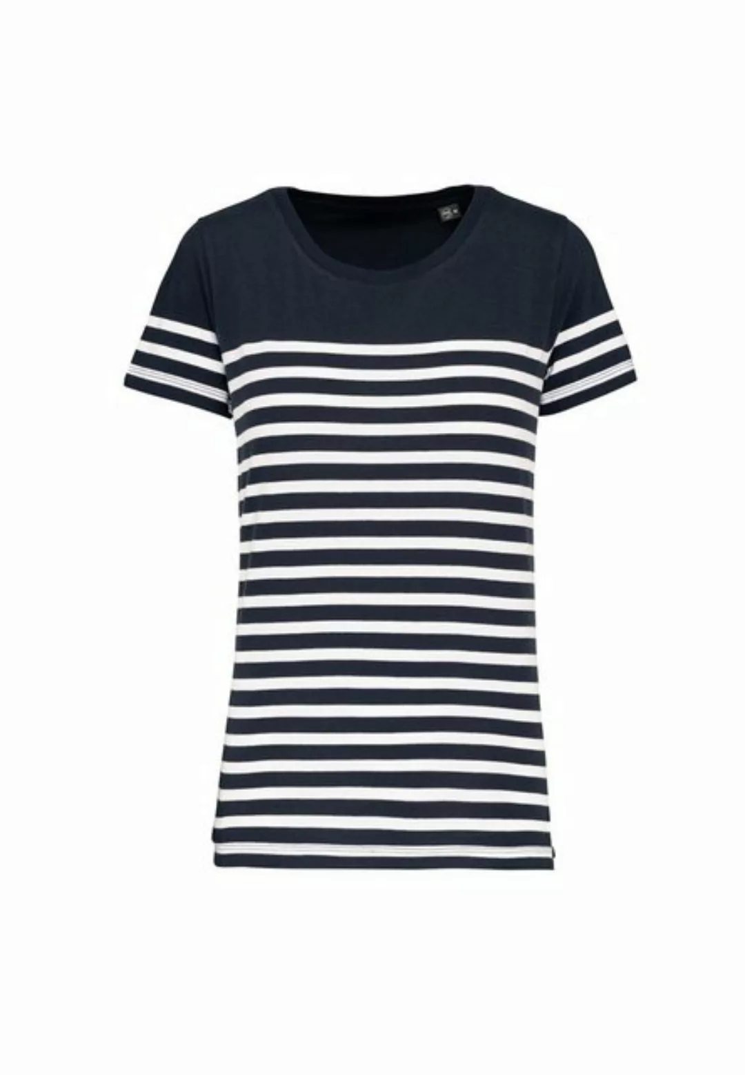 Novux T-Shirt Crew Neck Organic Damen Tshirt farbe Dark blue (1-tlg) aus Ba günstig online kaufen