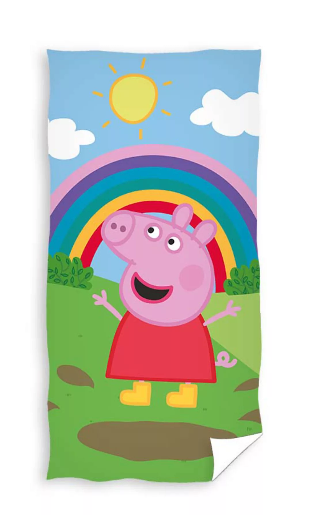 Peppa Pig - Badehandtuch 70x140cm günstig online kaufen