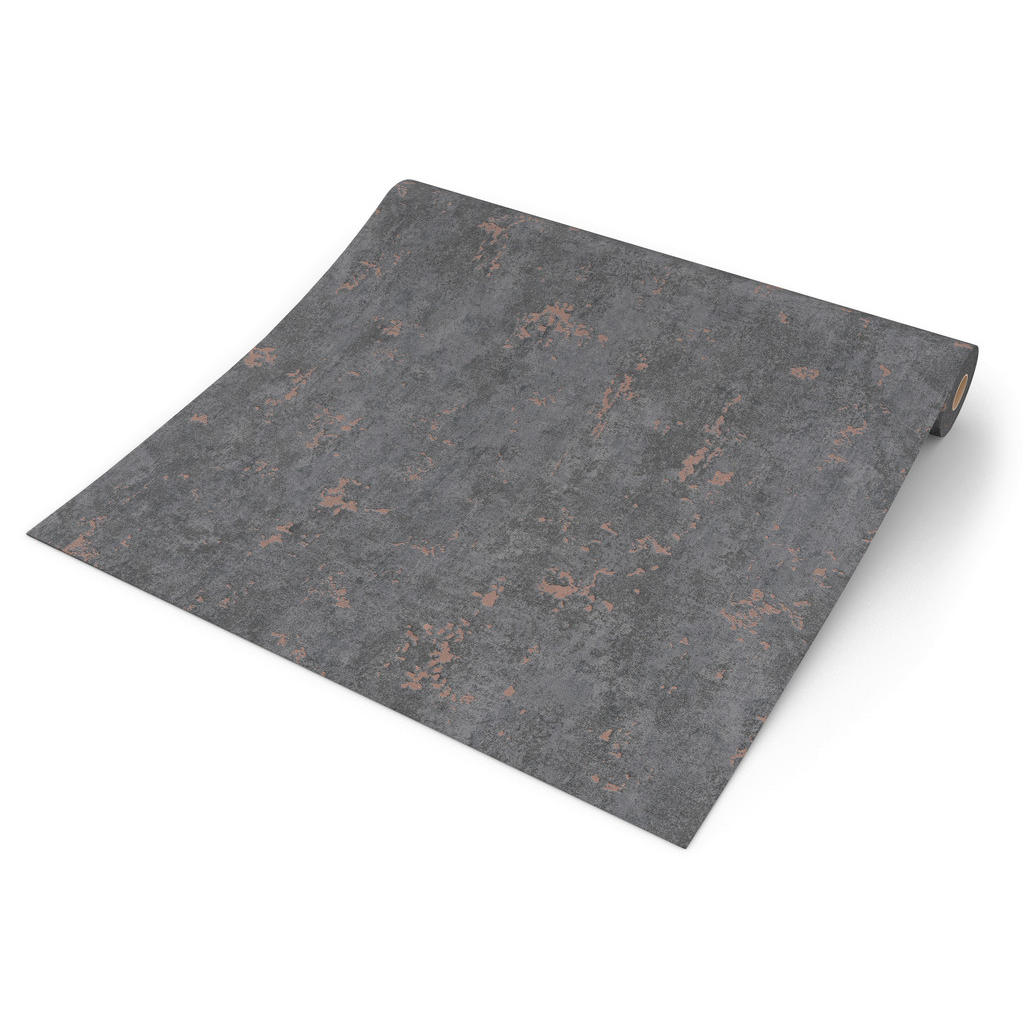 Erismann Vliestapete Betonoptik dunkelgrau bronze B/L: ca. 53x1005 cm günstig online kaufen