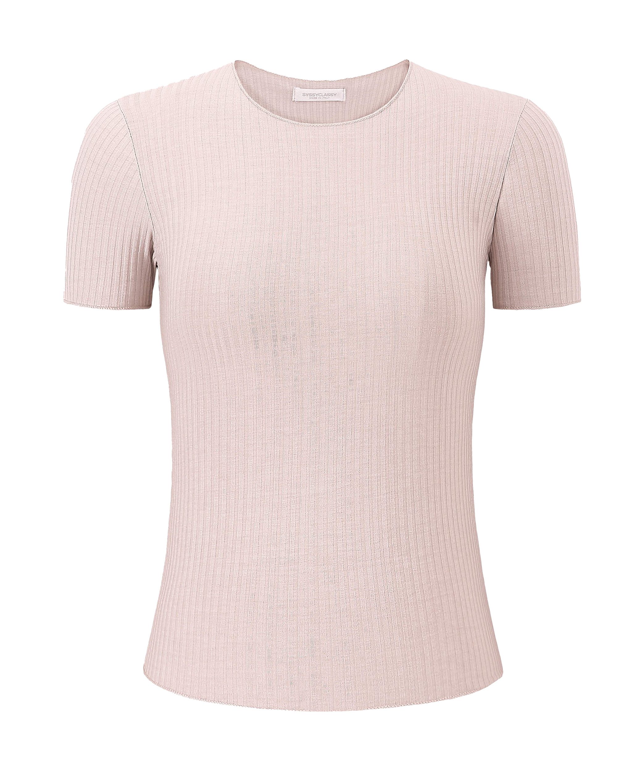 SASSYCLASSY Kurzarmshirt Geripptes T-Shirt Damen mit günstig online kaufen
