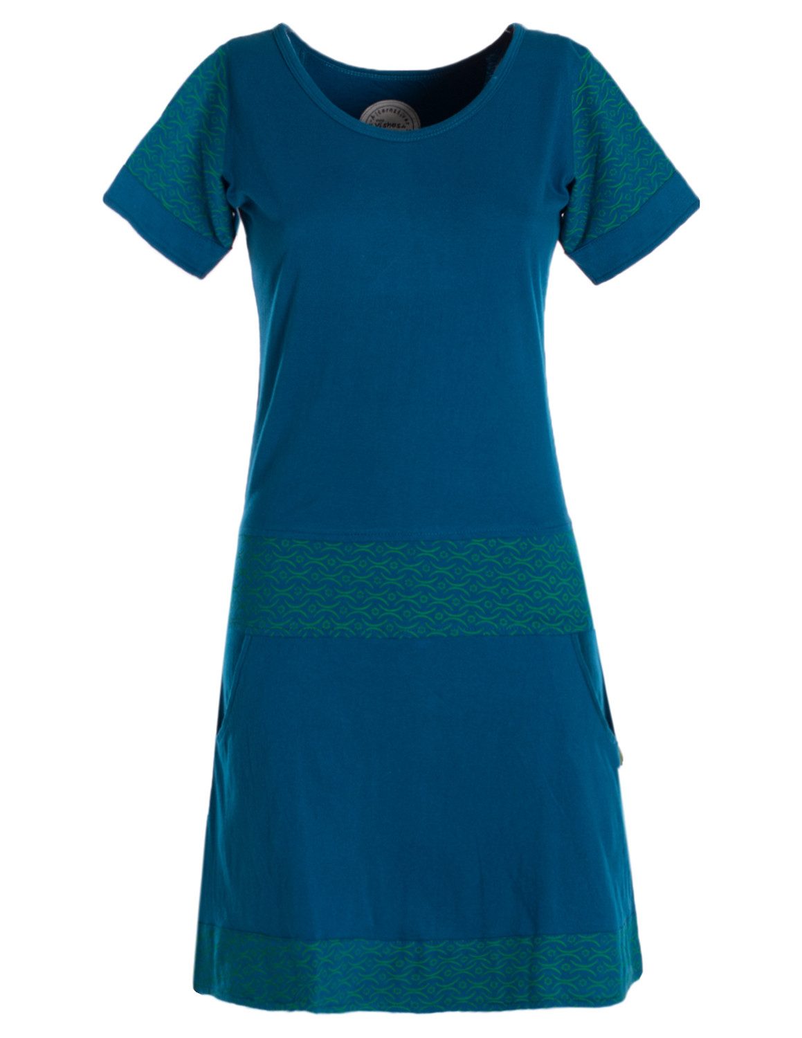 Vishes Minikleid Damen Longshirt Kleid kurzarm günstig online kaufen