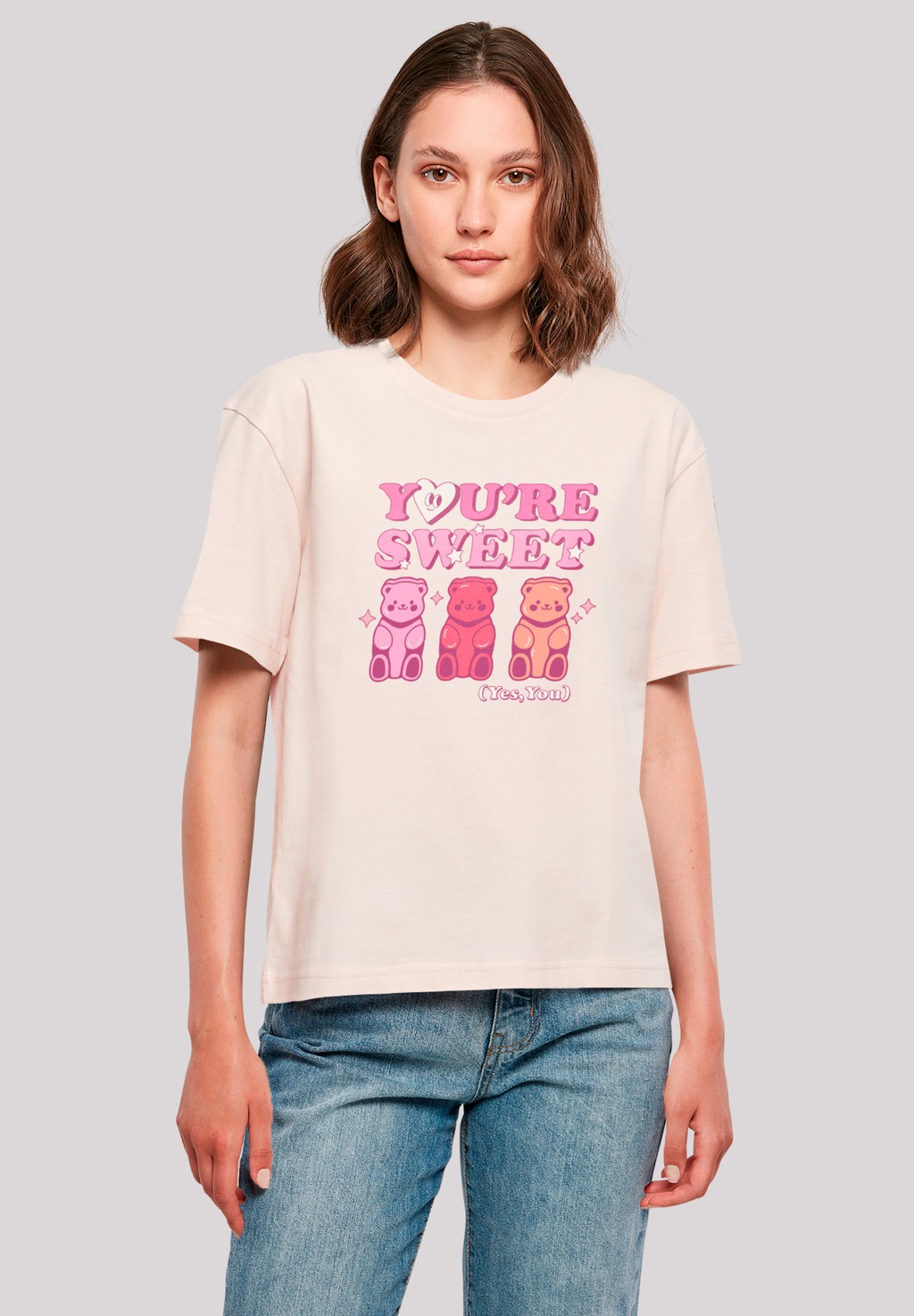 F4NT4STIC T-Shirt "Valentinstag Youre Sweet Gummy Bears", Premium Qualität günstig online kaufen