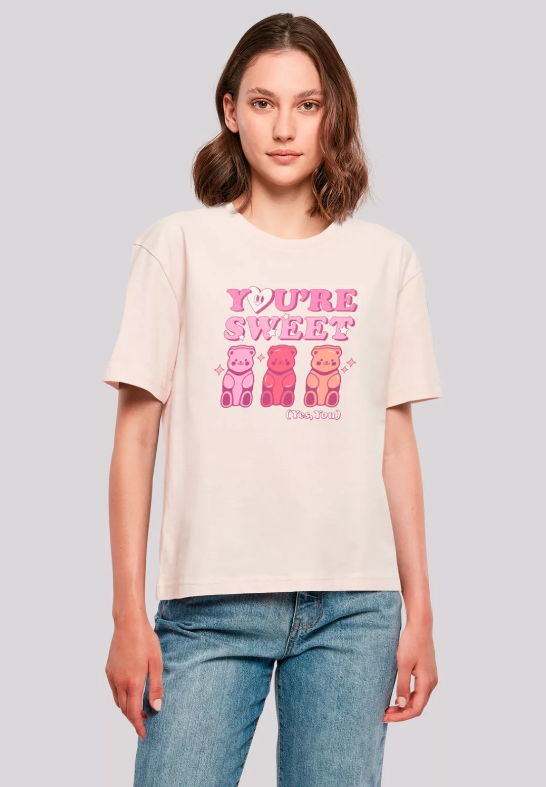 F4NT4STIC T-Shirt "Valentinstag Youre Sweet Gummy Bears", Premium Qualität günstig online kaufen