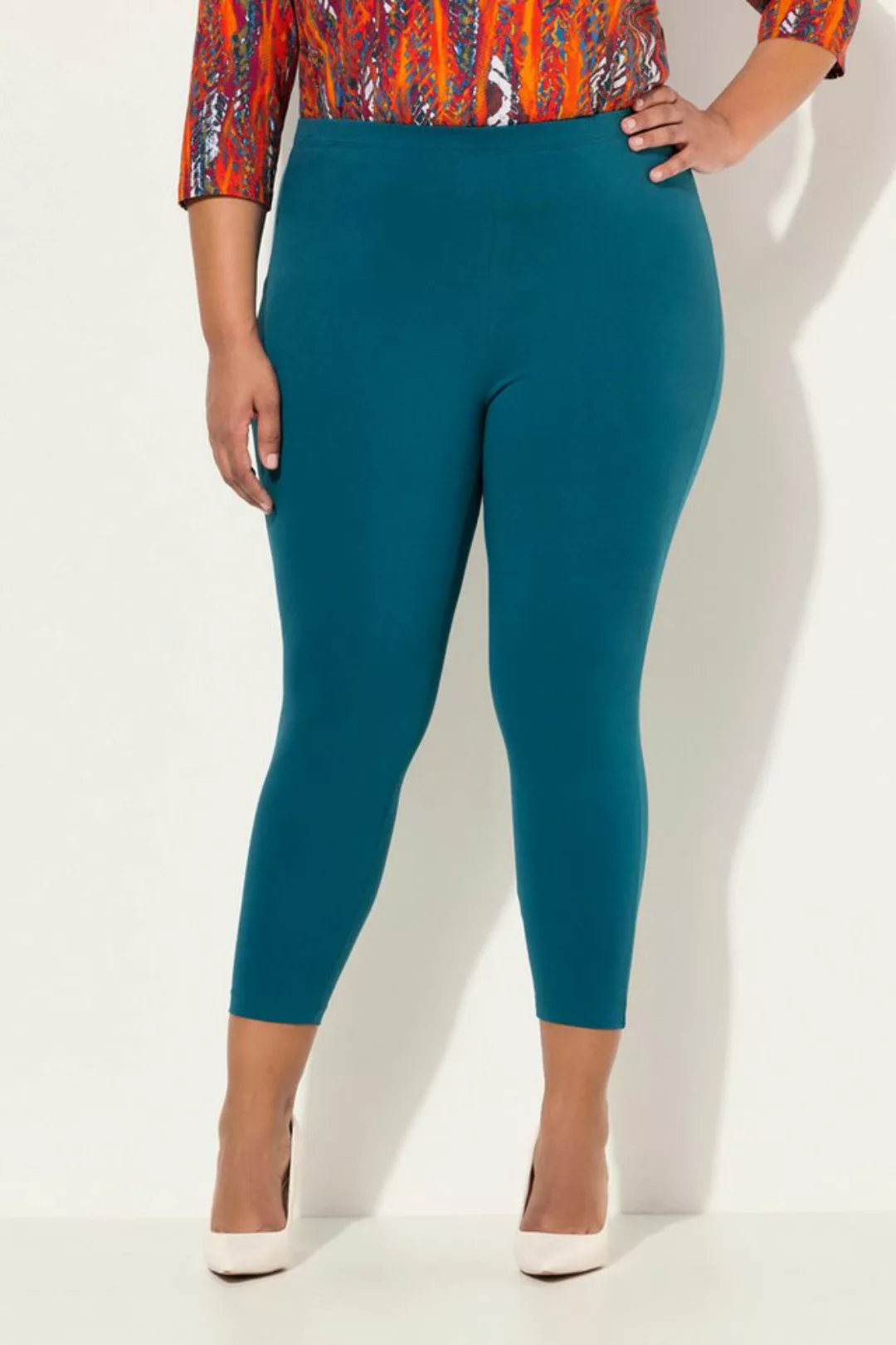 Ulla Popken Funktionshose 7/8-Leggings elastischer Bund bis Gr. 66/68 günstig online kaufen