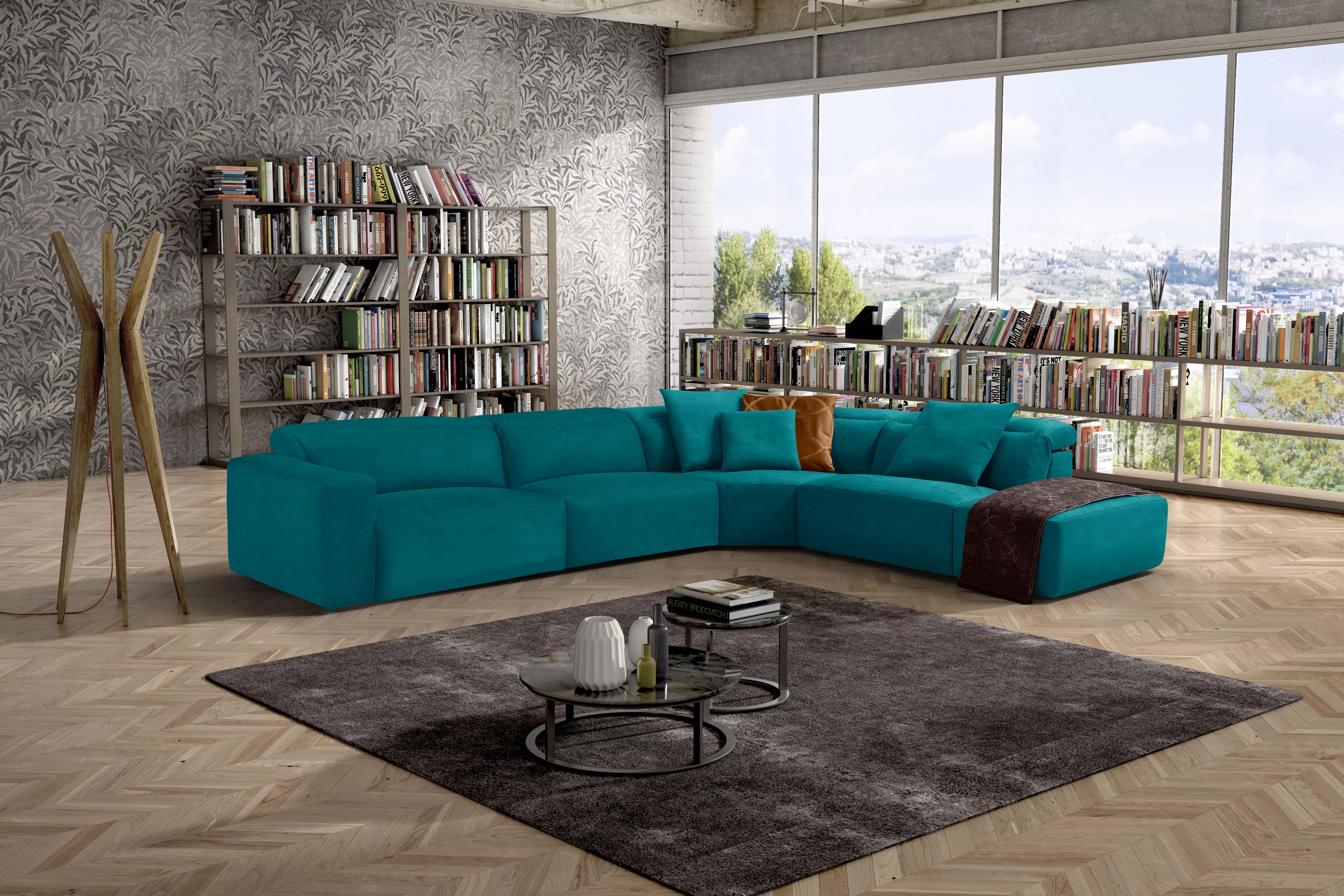 Egoitaliano Ecksofa "Beverly, extravangantes Designsofa mit erstklassigem S günstig online kaufen