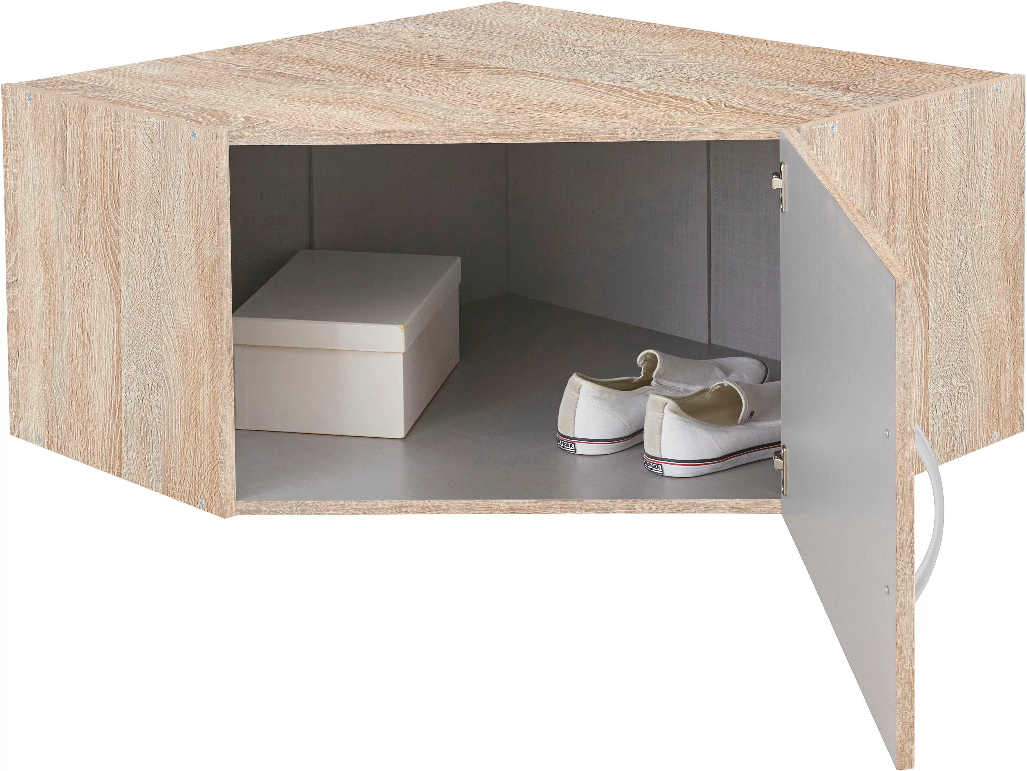 Aufsatz für Eckschrank, 1-türig  Multischrank-System - holzfarben - 80 cm - günstig online kaufen