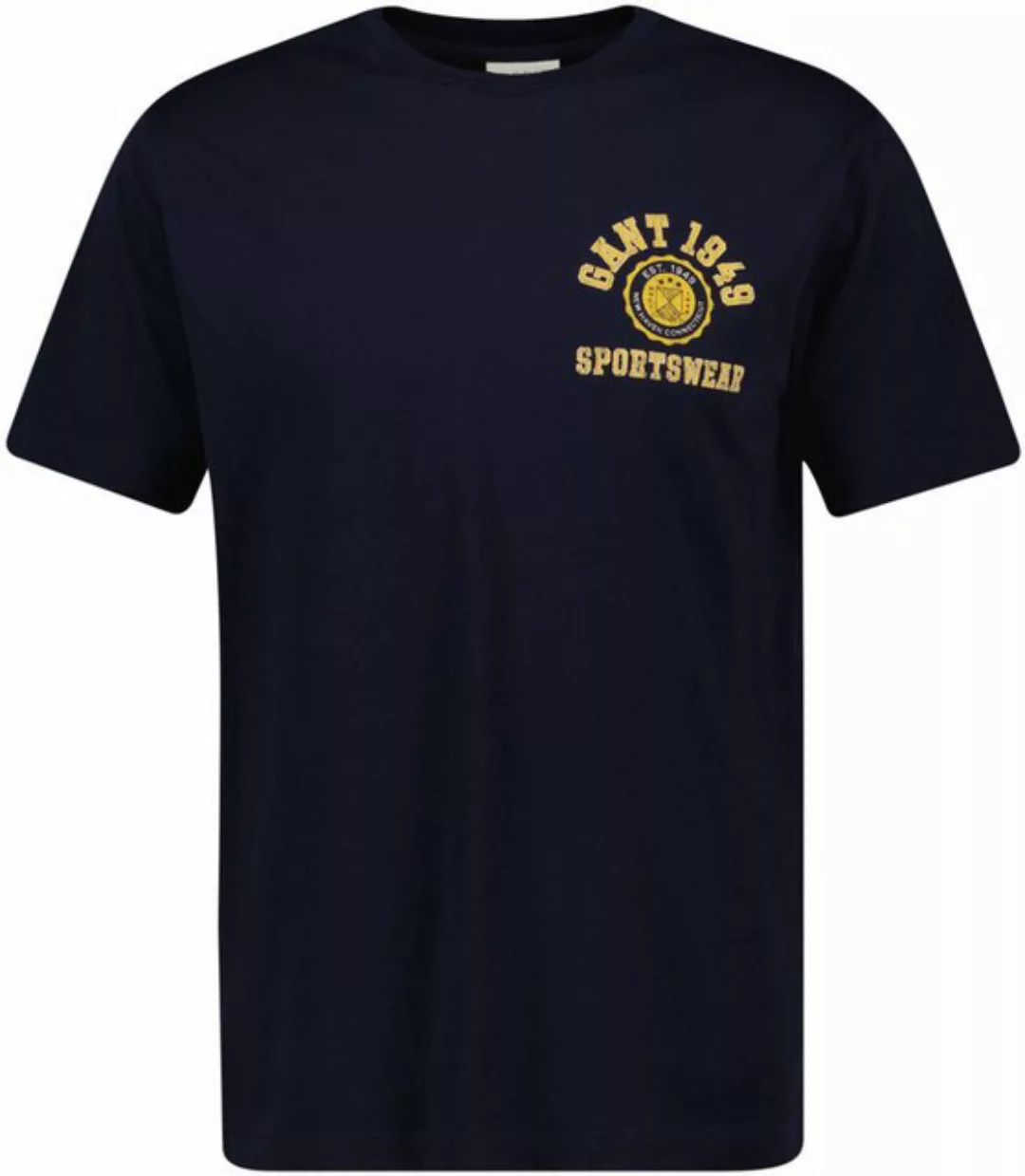 Gant T-Shirt CREST GRAPHIC TSHIRT mit kontrastfarbenen Print günstig online kaufen