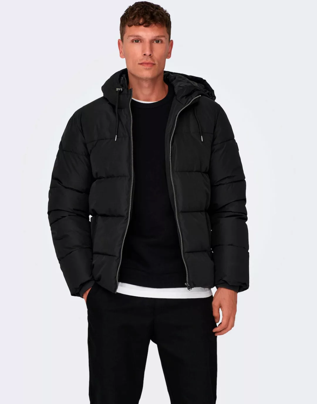 ONLY & SONS Steppjacke ONSMARLON LIFE HOOD PUFFER JACKET OTW VD günstig online kaufen