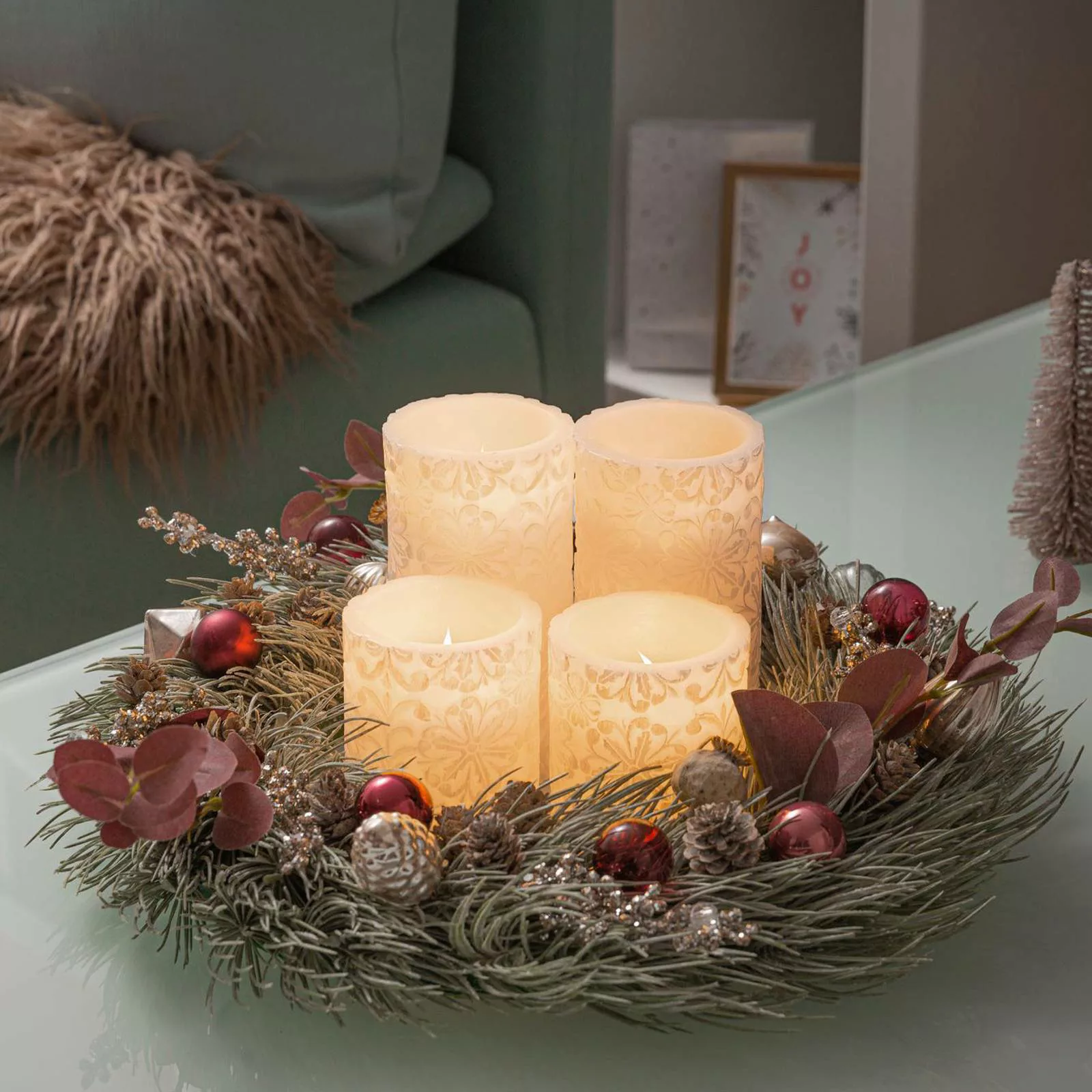 Pauleen LED-Kerze »Wachskerze Little Lilac Candle 2er Set« günstig online kaufen