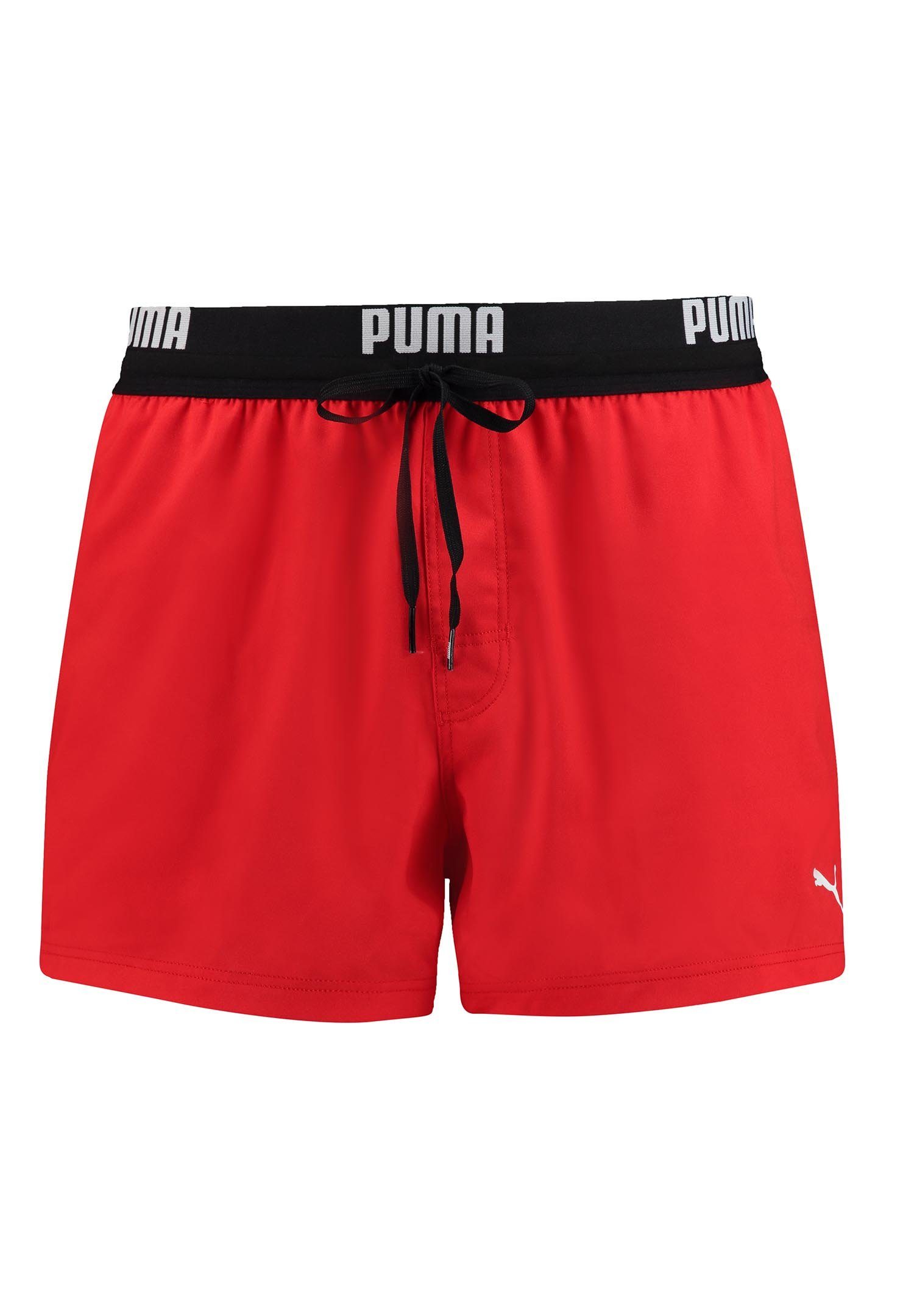 PUMA Badeshorts "PUMA SWIM MEN LOGO SHORT LENGTH SWIM SHORTS", Seitentasche günstig online kaufen