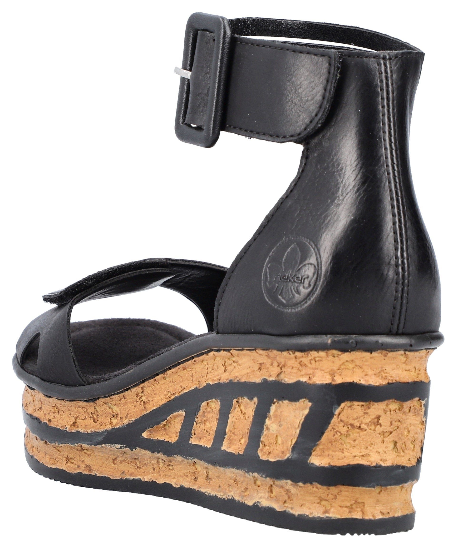 Rieker Keilsandalette, Sommerschuh, Sandale, Keilabsatz, mit günstig online kaufen