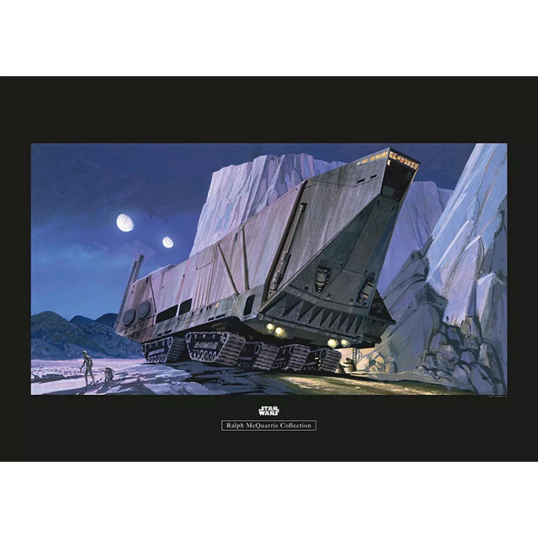 KOMAR Wandbild - Star Wars Classic RMQ Sandcrawler - Größe: 70 x 50 cm mehr günstig online kaufen