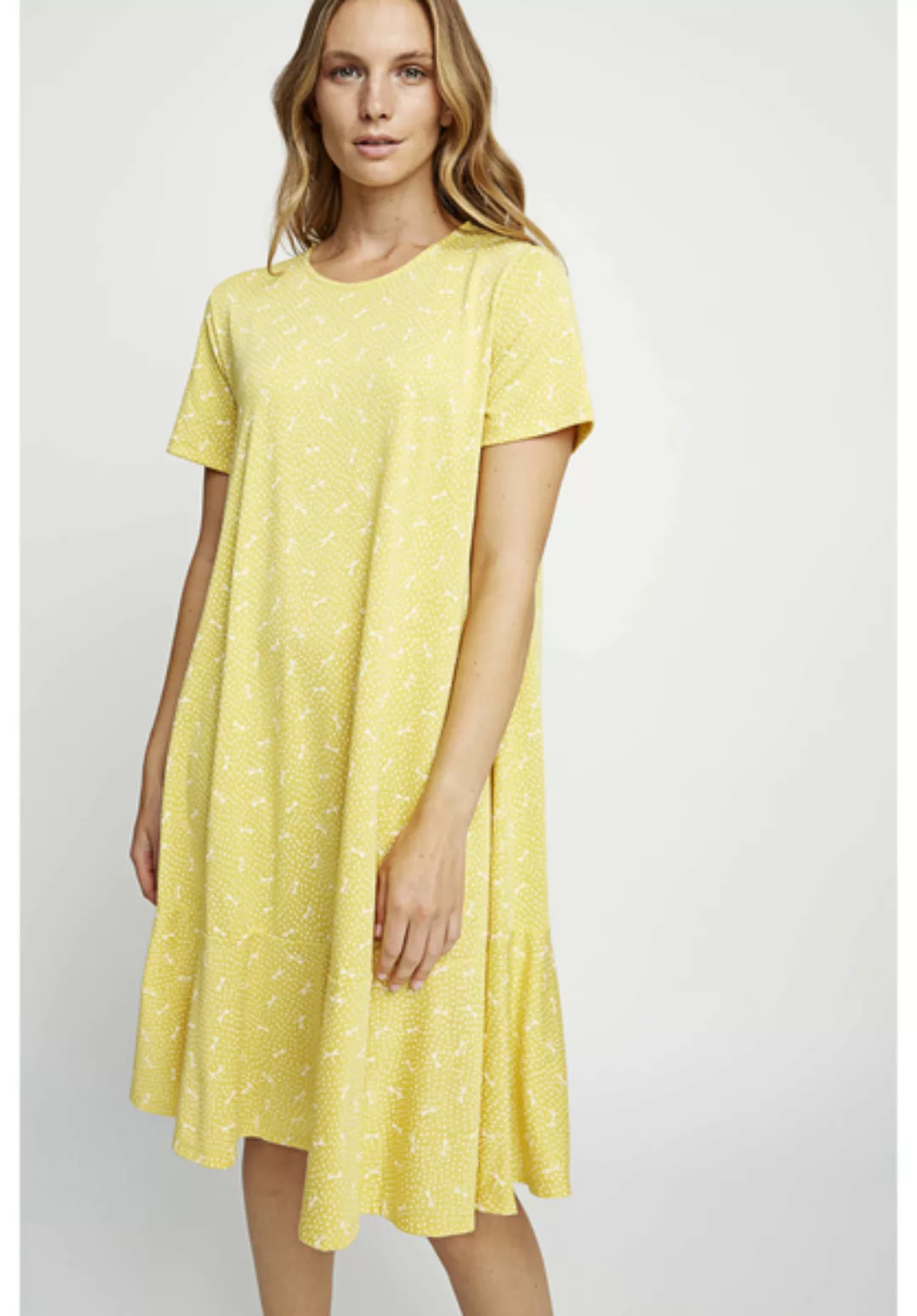Kleid - Jenna Dragonfly Dress - Yellow günstig online kaufen