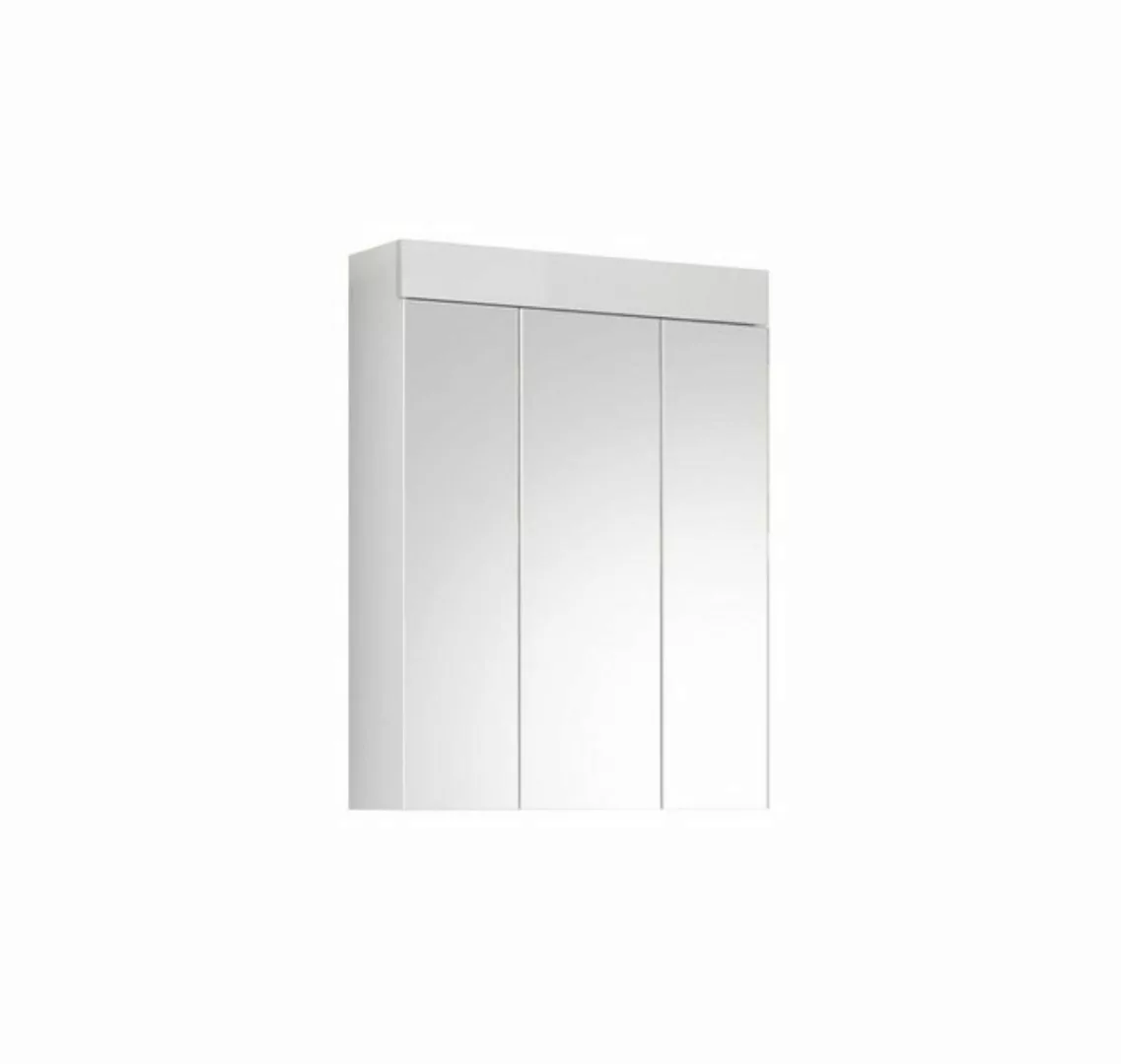xonox.home Badezimmerspiegelschrank Snow (Badschrank 60x79 cm, 3-türig) wei günstig online kaufen