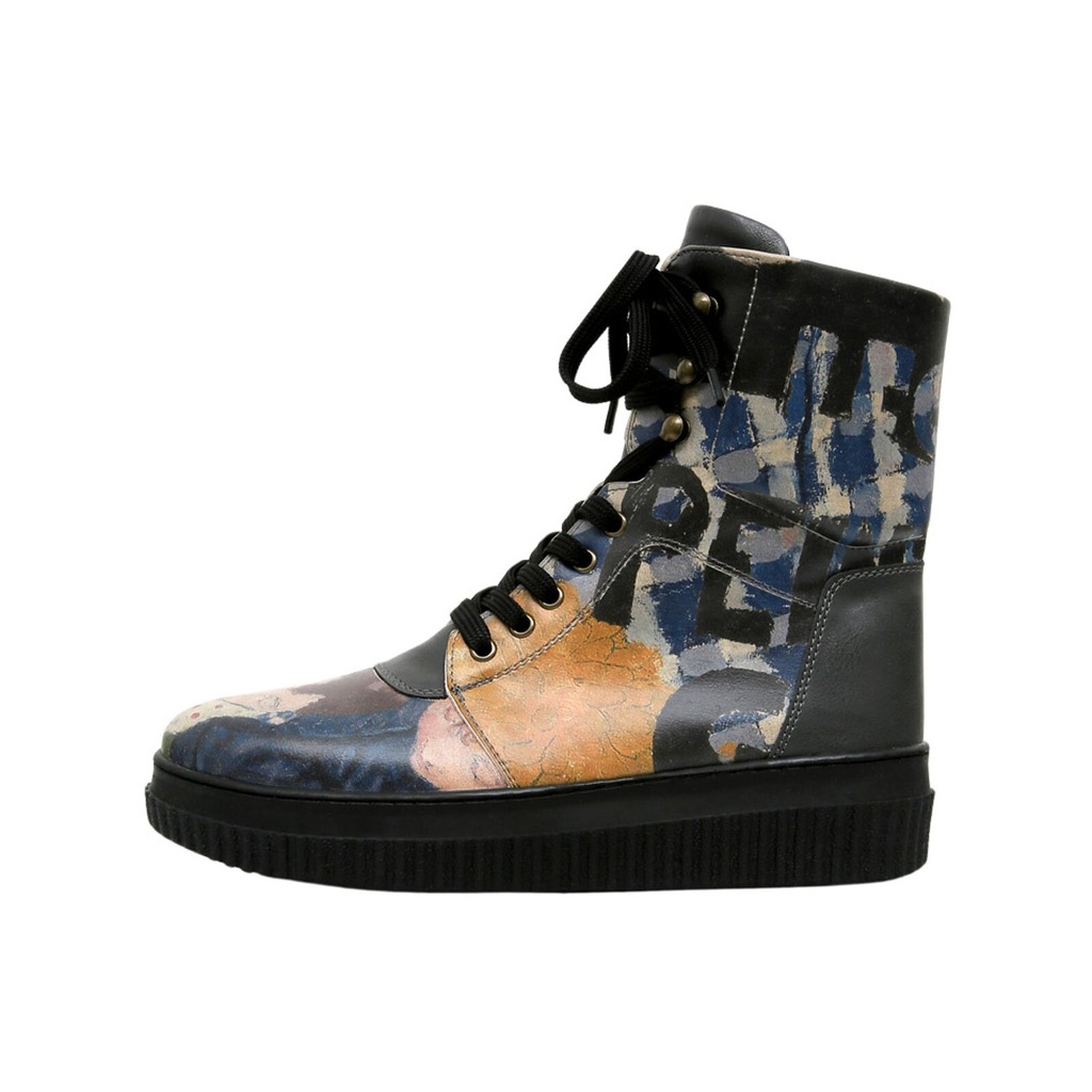 DOGO Schnürboots "Future High Top Boots Les Peintres Damen Stiefeletten", H günstig online kaufen