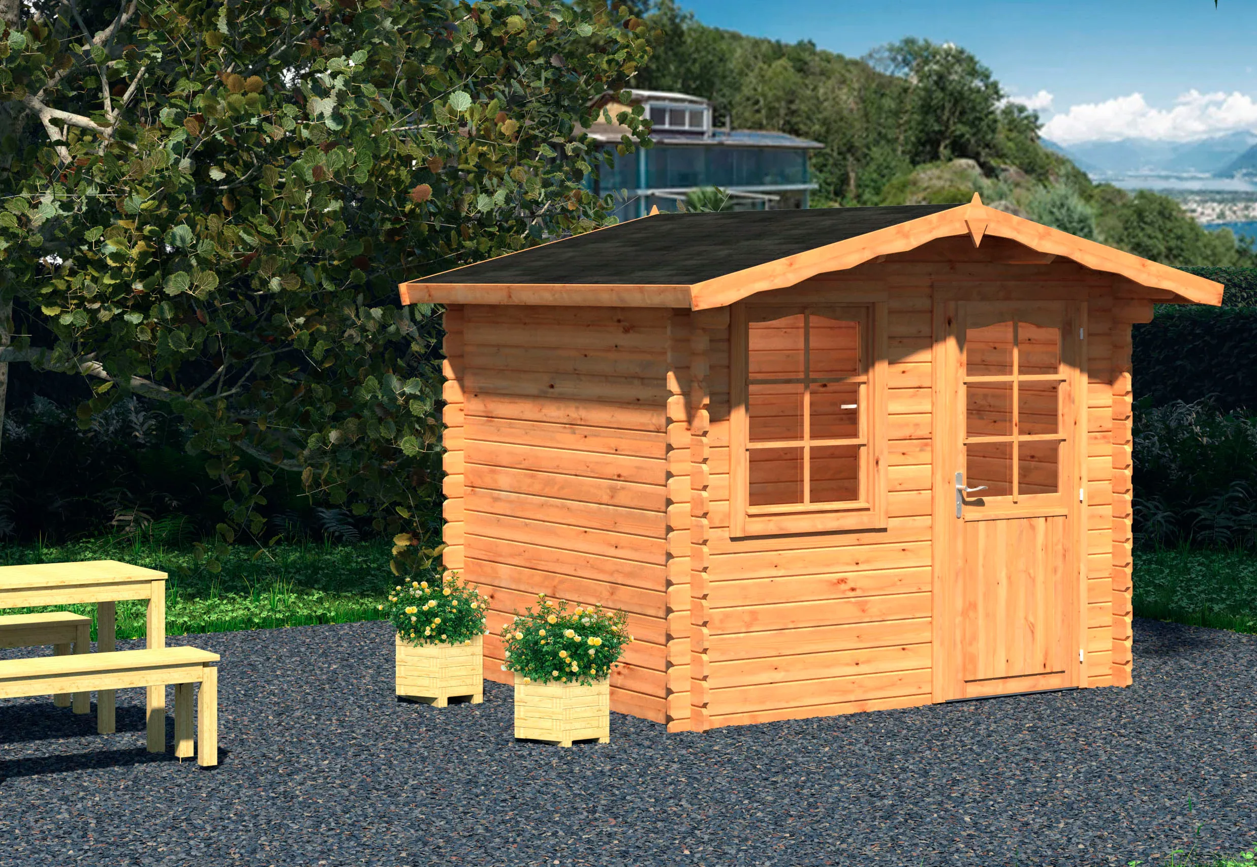 Palmako Gartenhaus "Emma", 4,6 qm günstig online kaufen