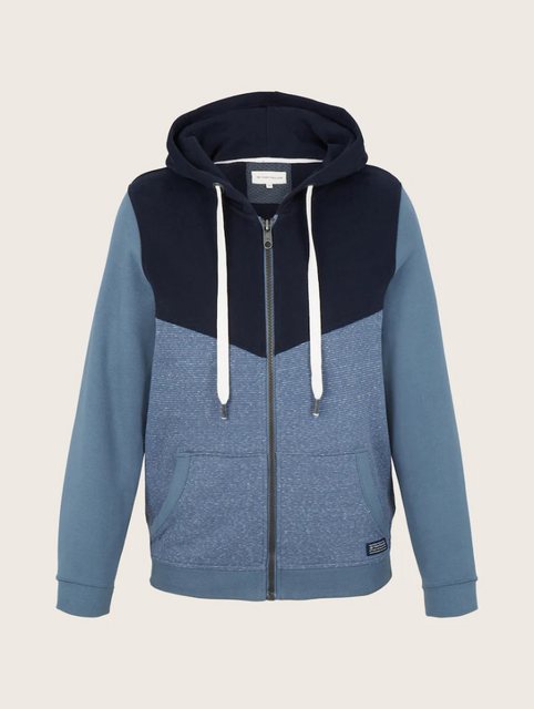 TOM TAILOR Kapuzensweatshirt Colorblock Zipper Jacket (1-tlg) günstig online kaufen