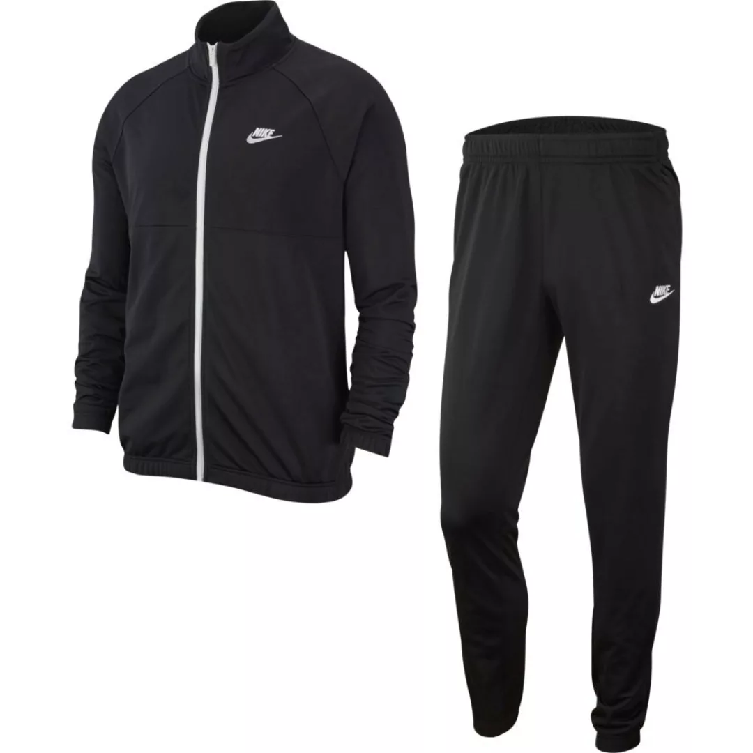 Nike Sportswear Trainingsanzug XS Black / Black / Black / White günstig online kaufen