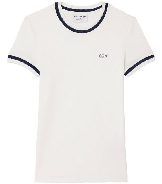 Lacoste T-Shirt Damen T-Shirt PIQUE Slim Fit (1-tlg) günstig online kaufen