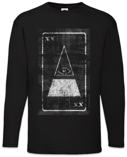 Urban Backwoods Langarmshirt Tarot The Eye of Illuminati Langarm T-Shirt Ta günstig online kaufen