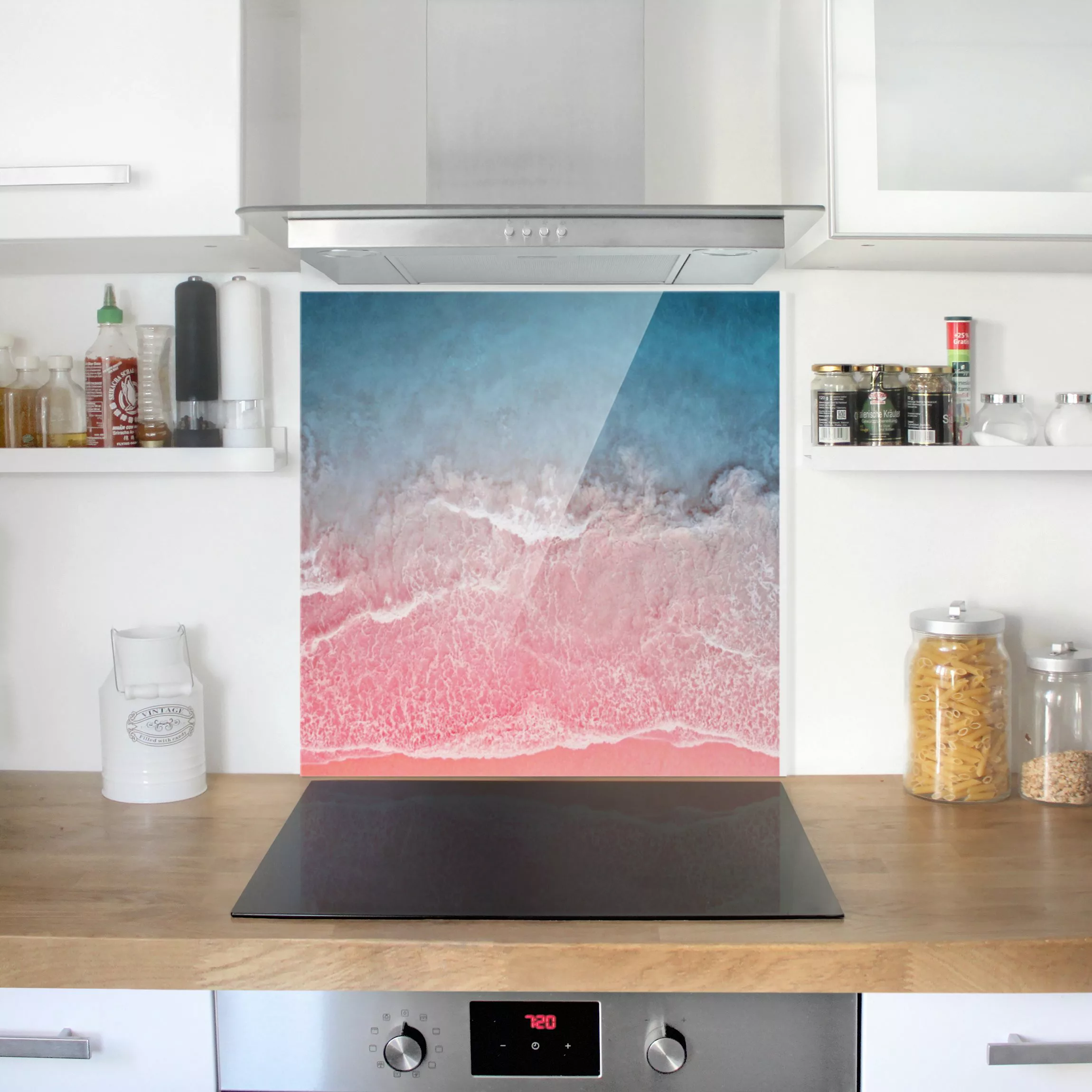 Spritzschutz Ozean in Pink günstig online kaufen