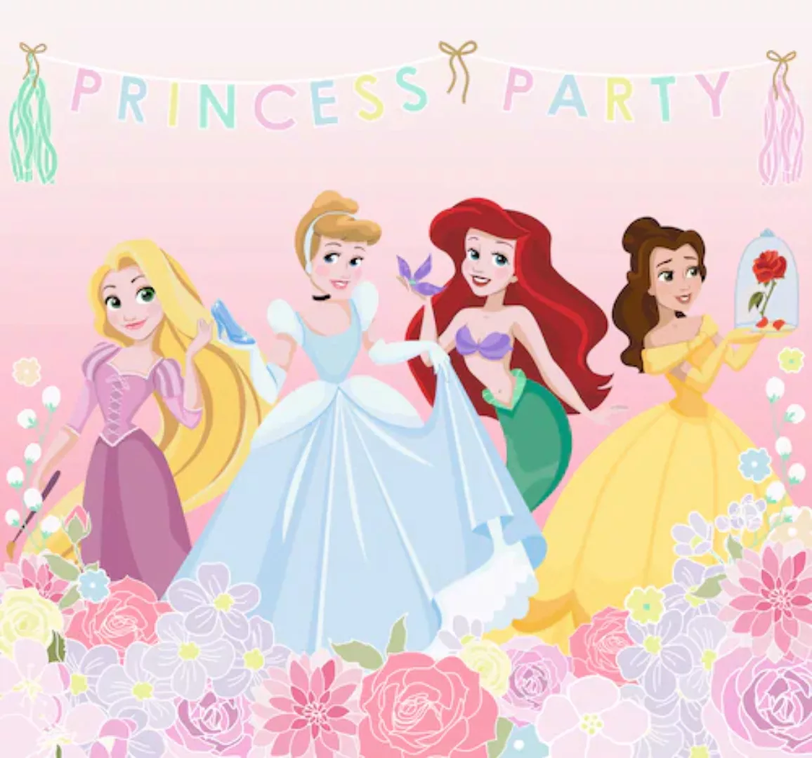 Disney Fototapete »Prinzessinnen Party«, Mehrfarbig - 300x280cm günstig online kaufen