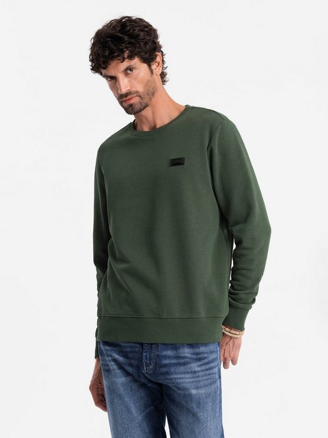 OMBRE Sweatshirt Herren-Sweatshirt mit Metallnadel günstig online kaufen