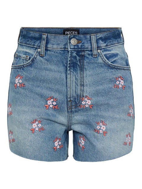 pieces Jeansshorts (1-tlg) Stickerei günstig online kaufen