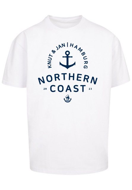 F4NT4STIC T-Shirt "Nordsee Knut & Jan Hamburg", Print günstig online kaufen