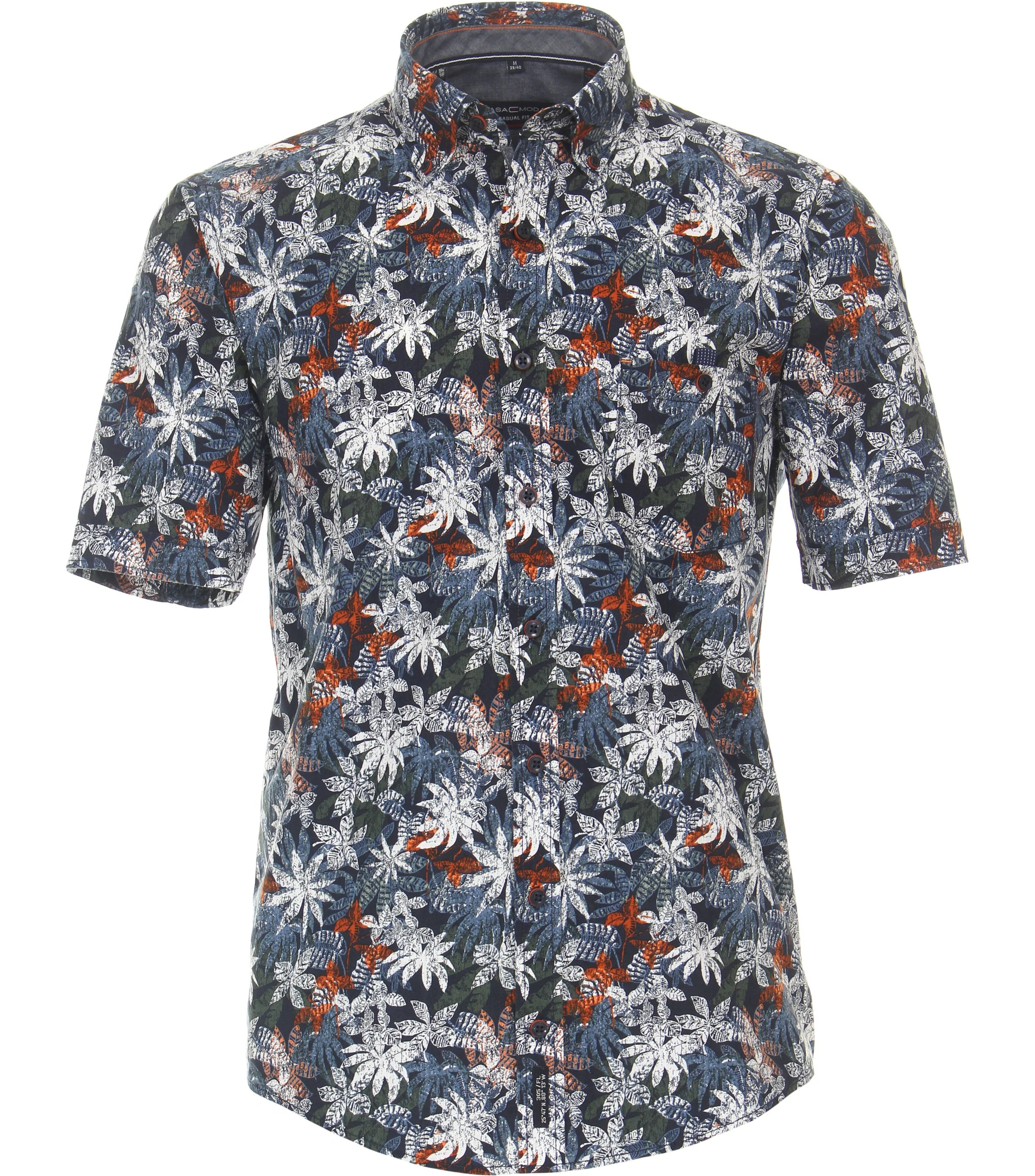 CASAMODA Langarmhemd "CASAMODA Print Freizeithemd Casual Fit Button-Down-Kr günstig online kaufen