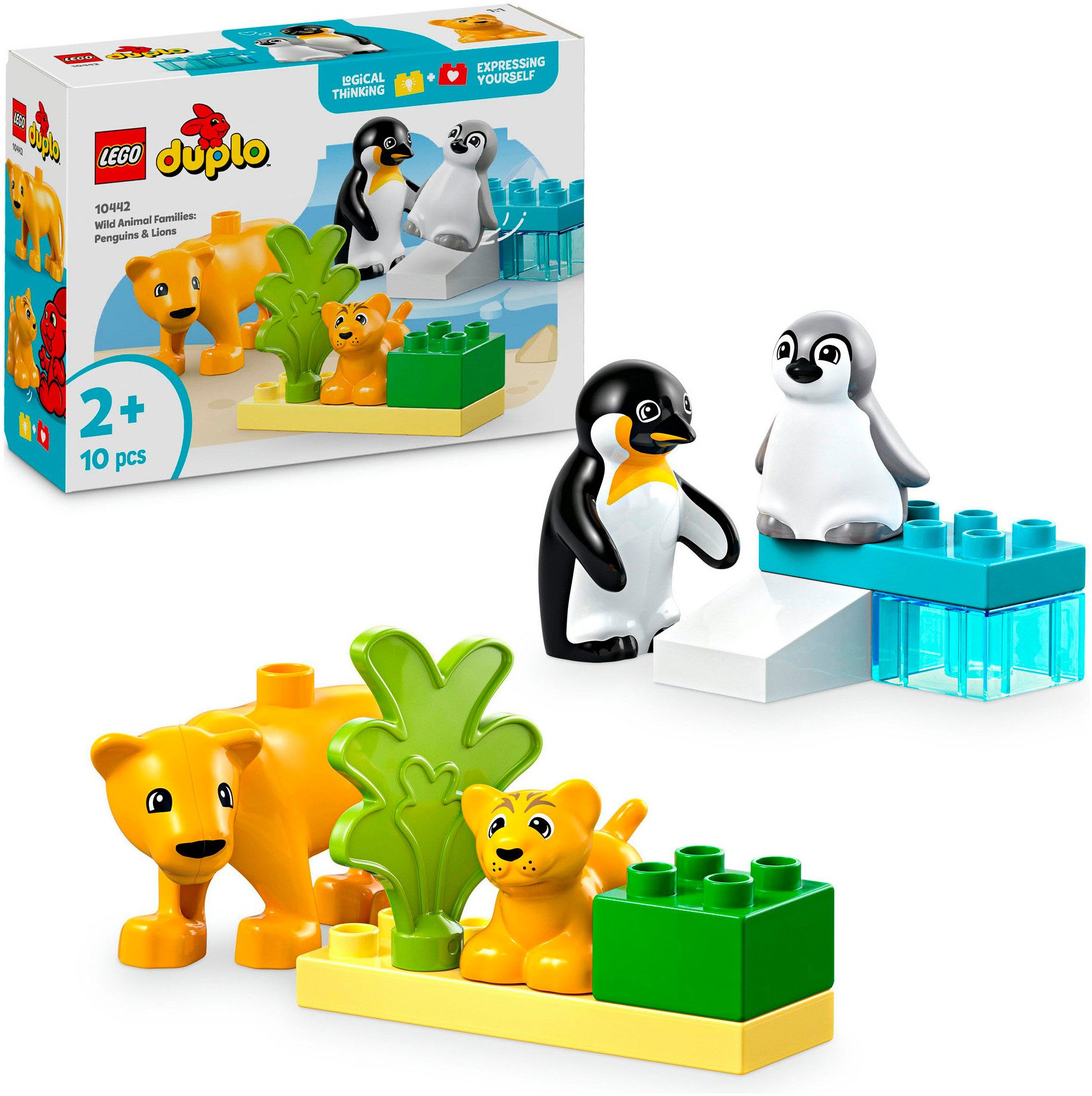 LEGO® Wildtier-Familien: Pinguine und Löwen (10442), günstig online kaufen