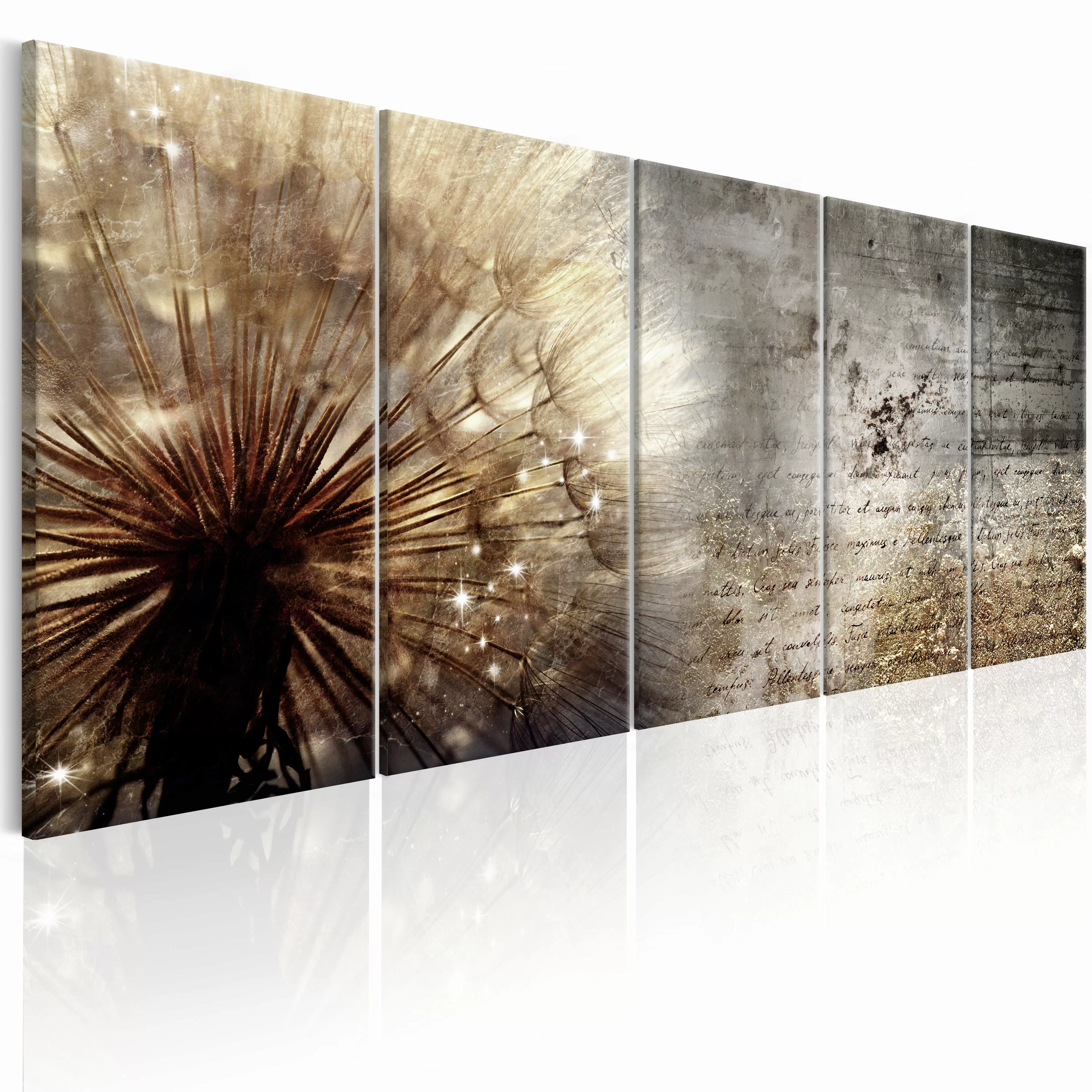 Wandbild - Beige Dandelion günstig online kaufen