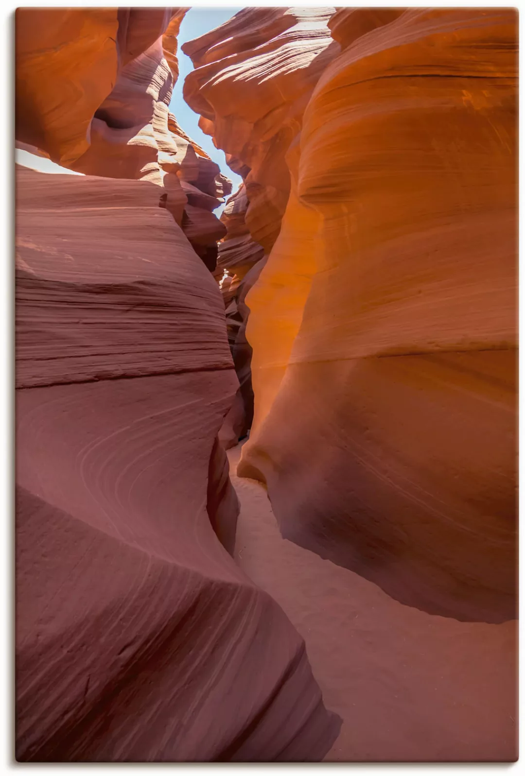 Artland Leinwandbild "Pfade durch den Antelope Canyon", Bilder von Amerika, günstig online kaufen